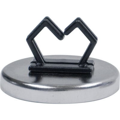 Aimants ronds avec supports, 3/4" lo x 3/4" la