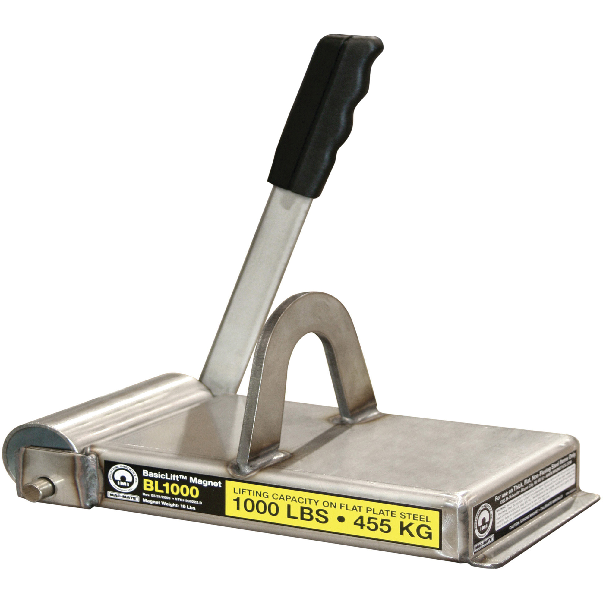 Électro-aimants de levage de base, Capacité de retenue 1000 lb (0,5 tonne), 11" lo x 5-5/8" la x 5-1/2" h