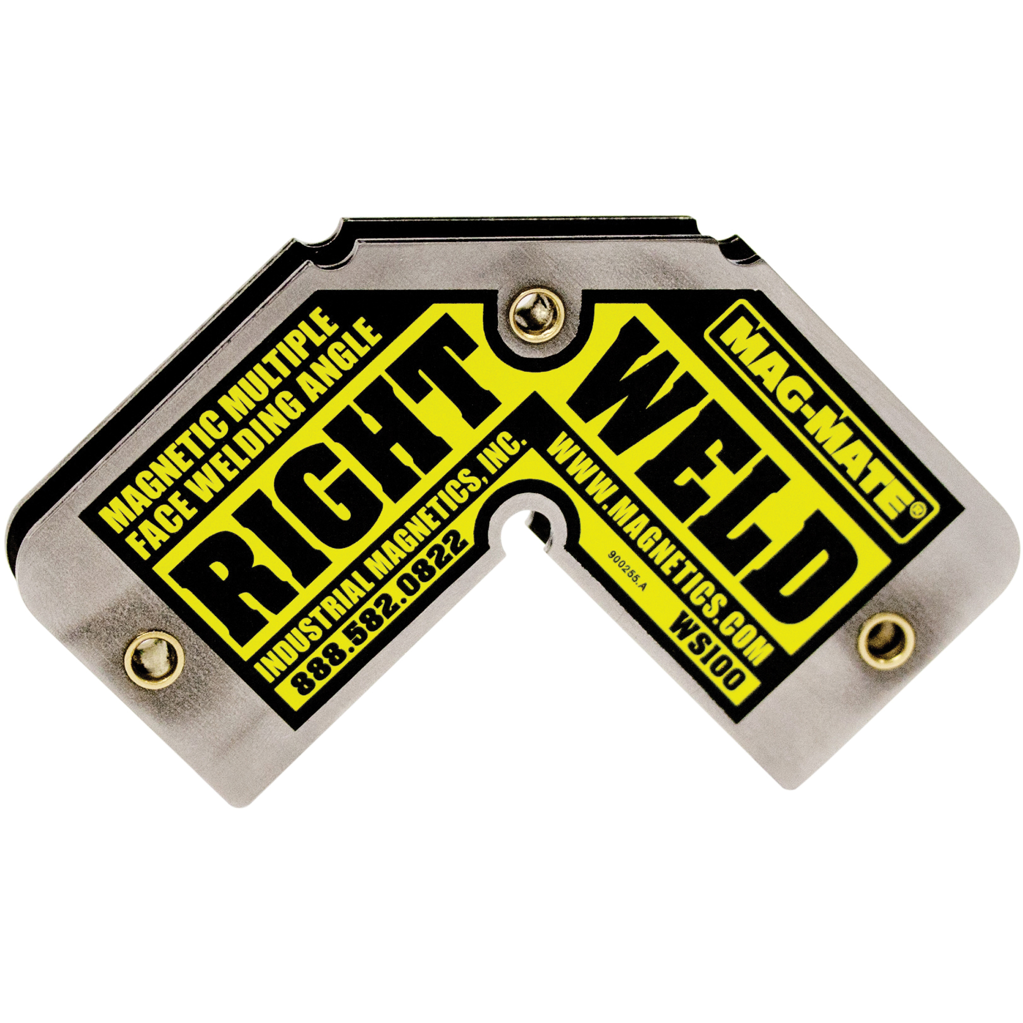 Équerres de soudage magnétiques, 5-1/2" lo x 5/8" la x 2-7/8" h, 40 lb