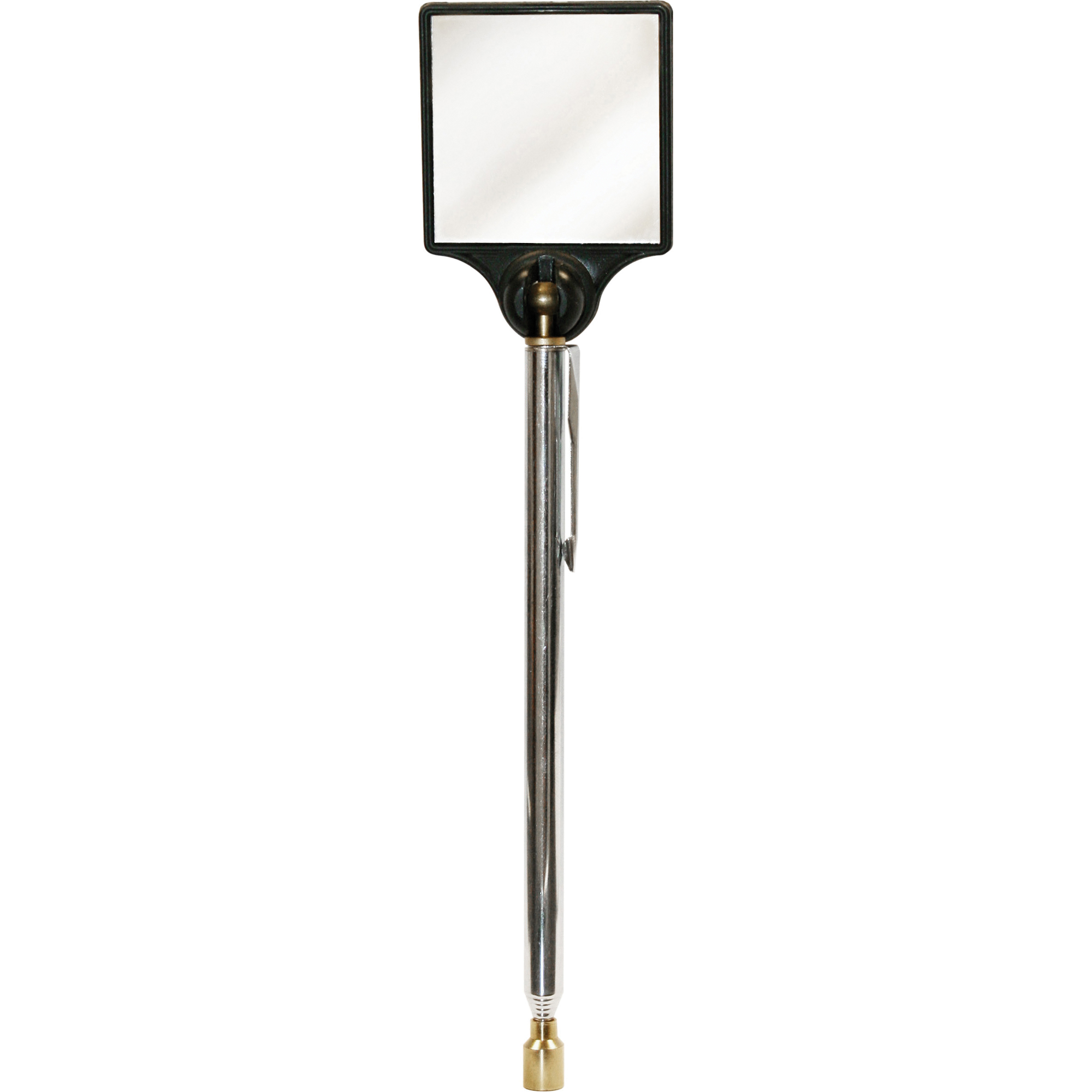 Miroir d'inspection à aimant, Carrée, 2" lo x 2" la, Télescopique