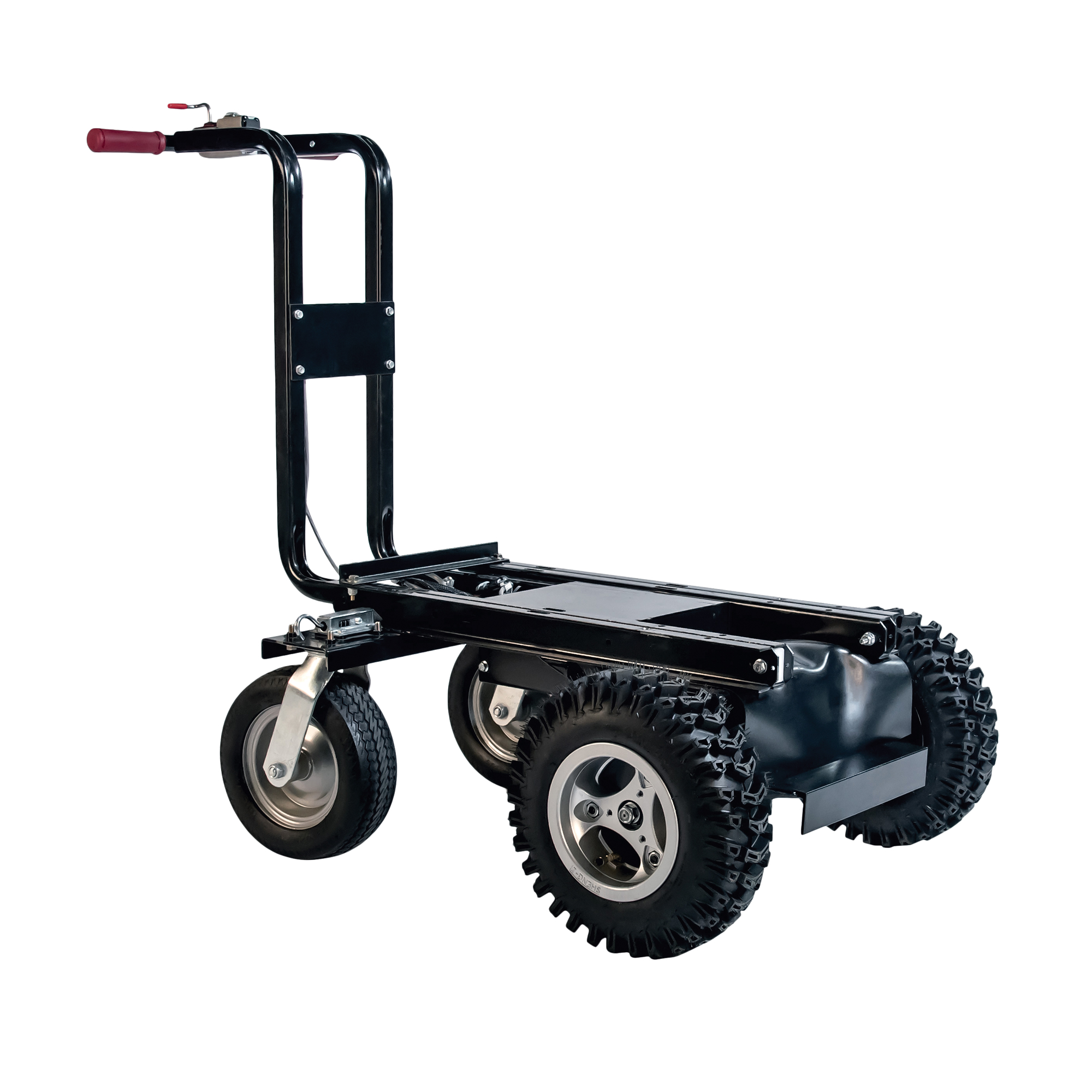 Chariot à bascule motorisé, Capacité 13.5 cu.ft., 45" h x 26-1/2" la x 68" p – Image 2