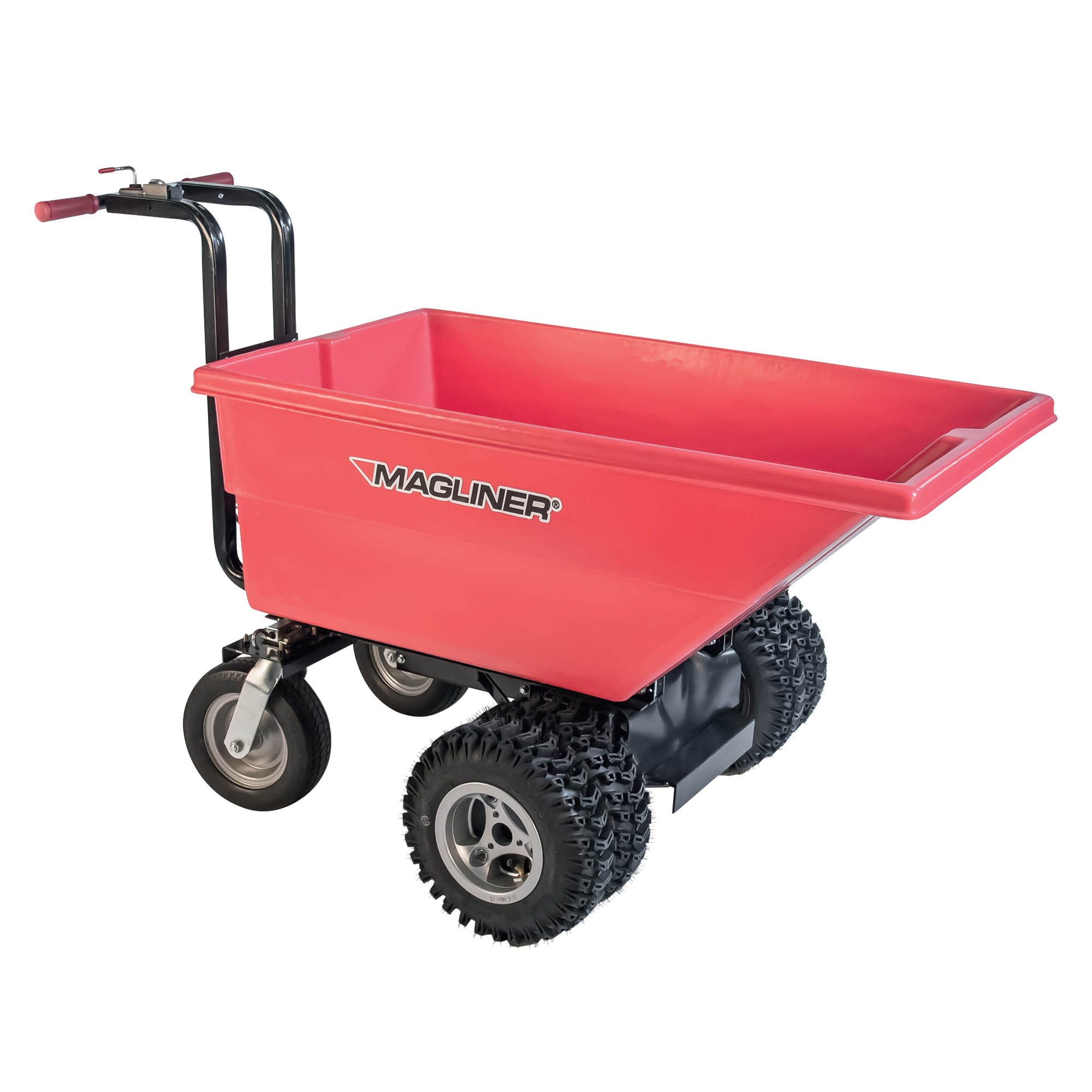 Chariot à bascule motorisé, Capacité 6 cu.ft., 40" h x 33-1/2" la x 56" p