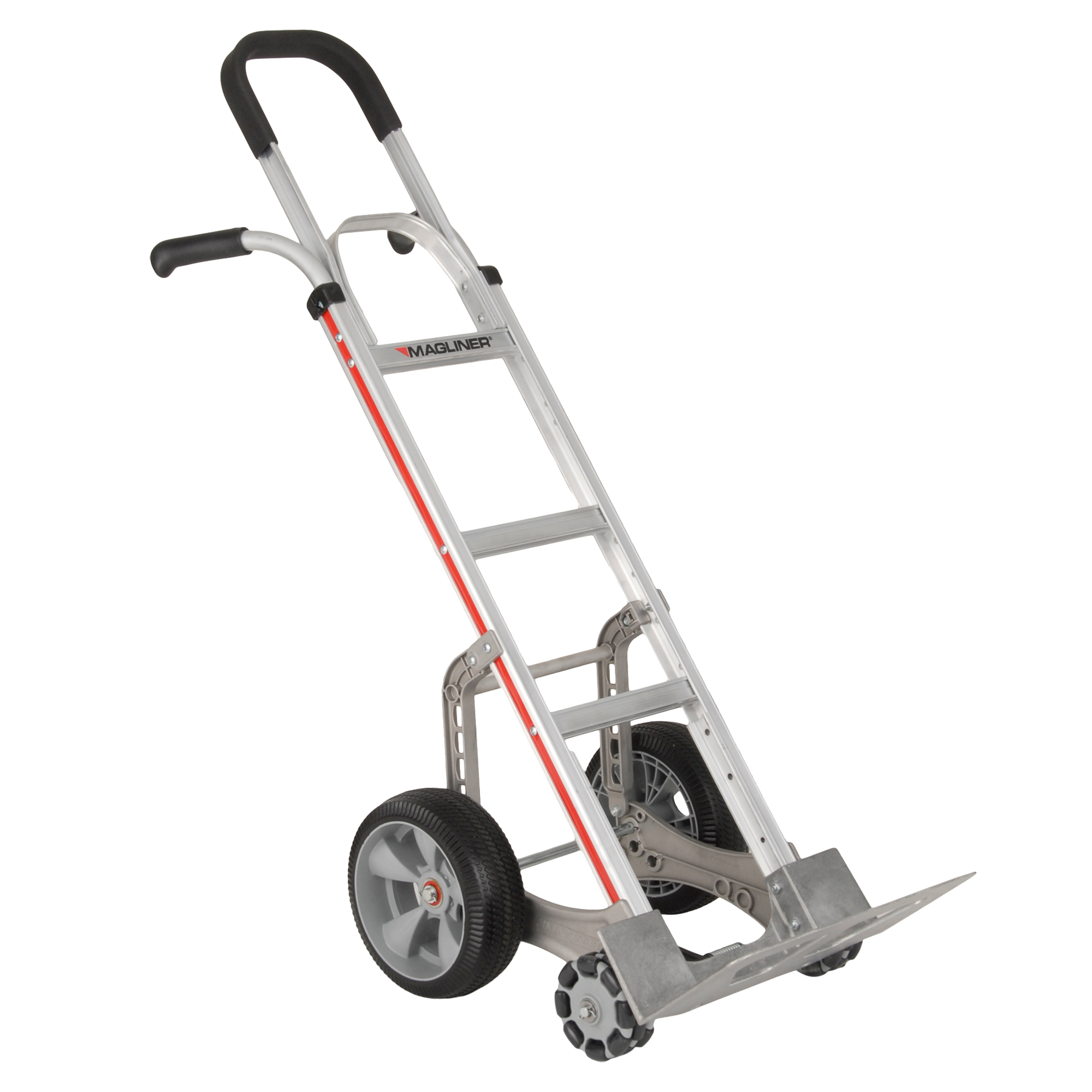 Diable autostabilisant, Prise Combinaison, Aluminium, Hauteur de 55'', Capacité 500 lb