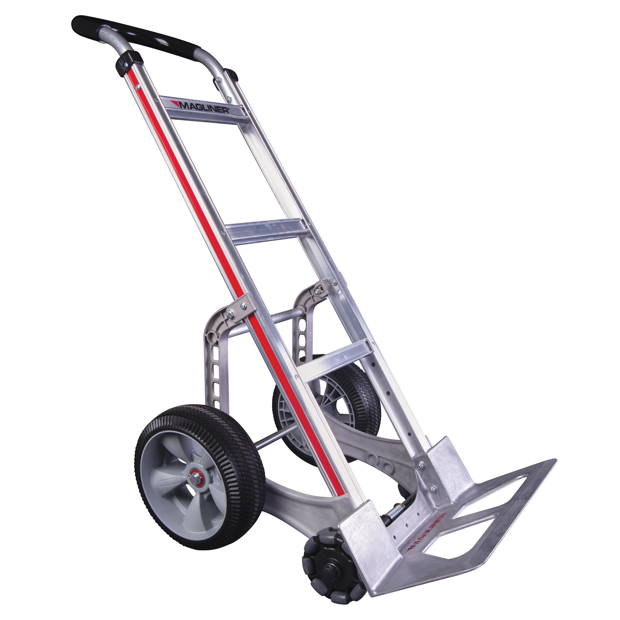 Diable autostabilisant, Prise Continu, Aluminium, Hauteur de 55'', Capacité 500 lb