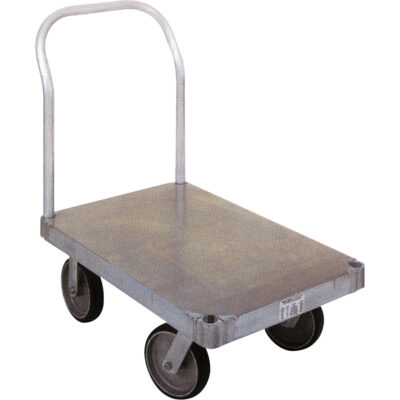 Diable en aluminium, 24" la x 36" lo, 2000 lb cap, Roues Caoutchouc