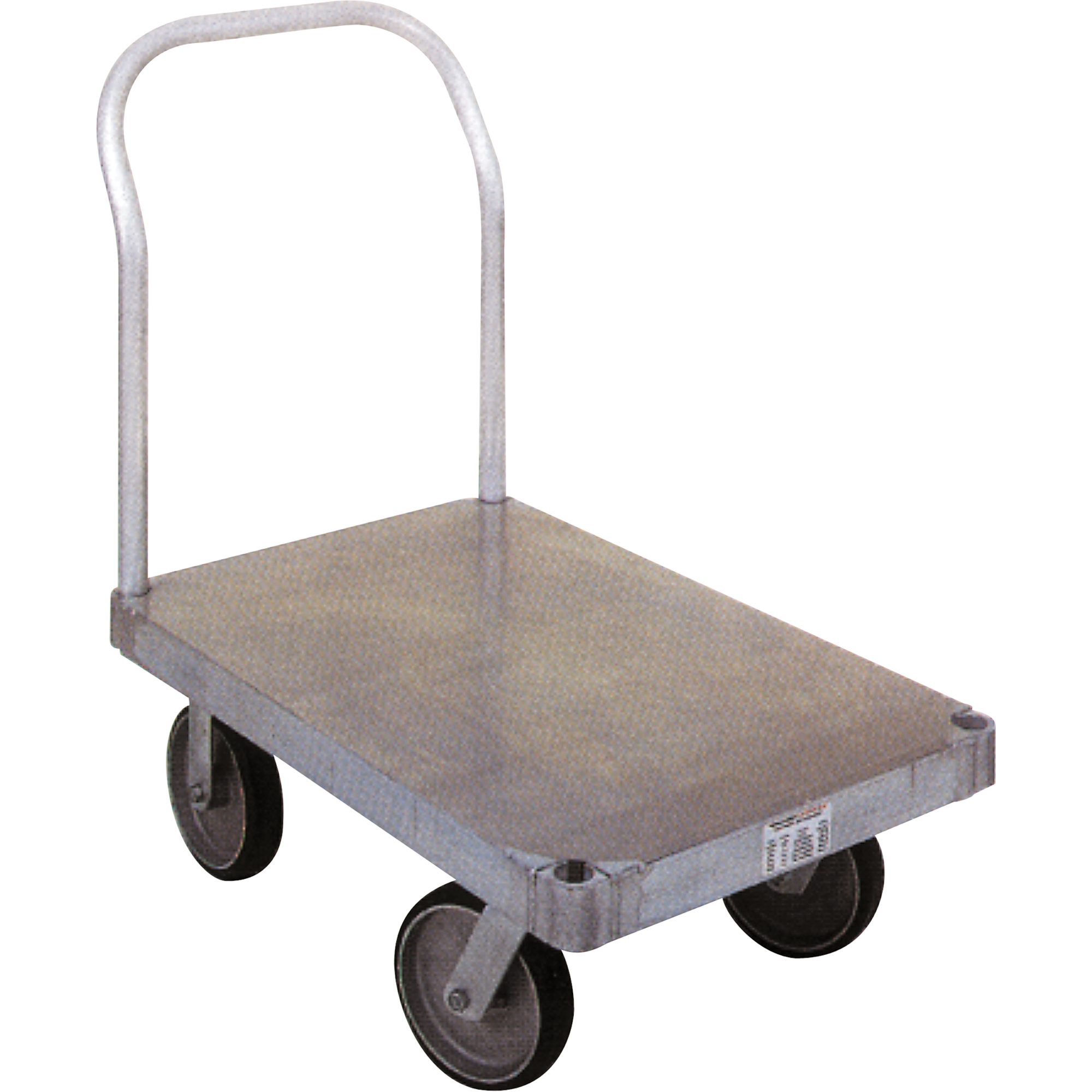 Diable en aluminium, 24" la x 36" lo, 2000 lb cap, Roues Caoutchouc