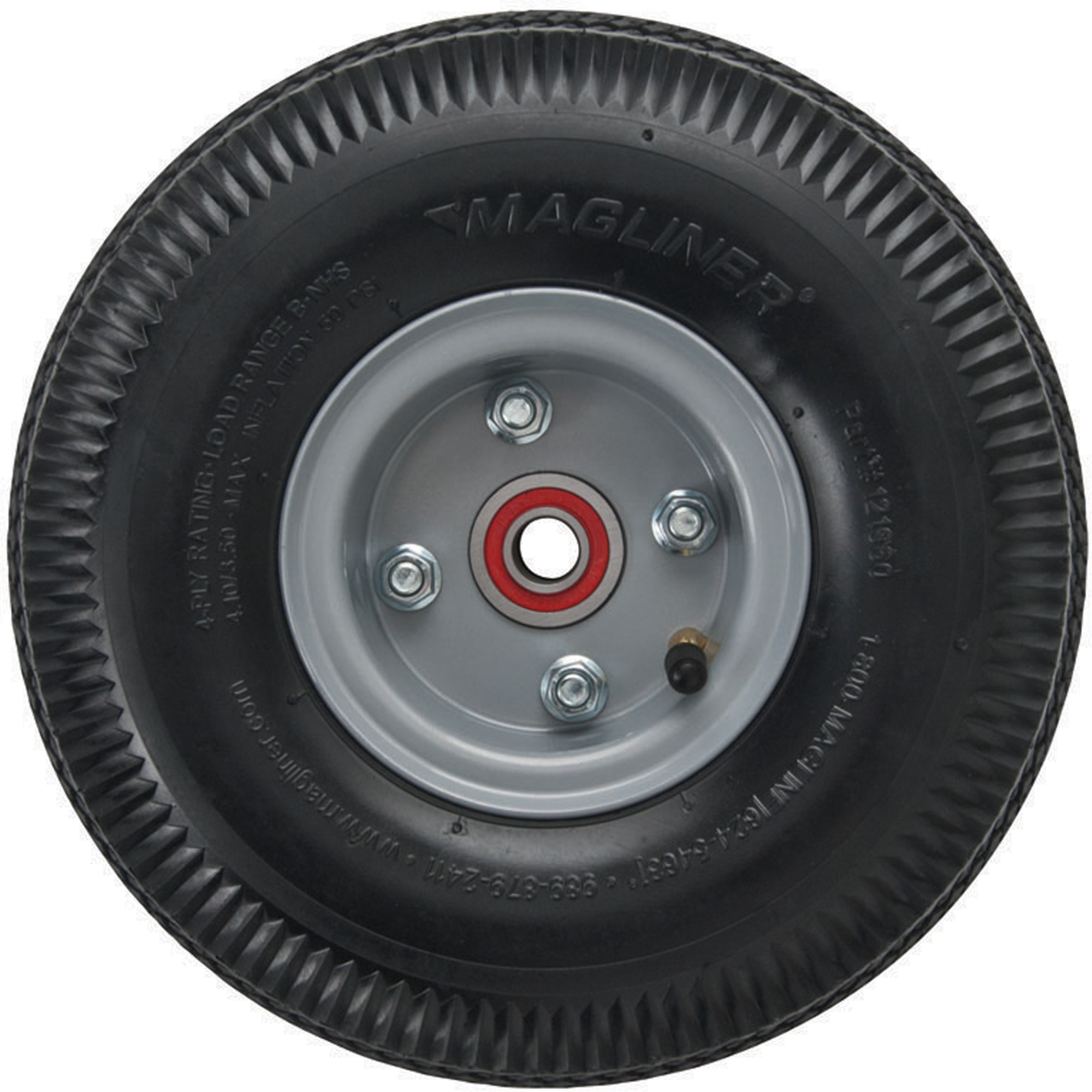 Roues de 10" pour diable en aluminium