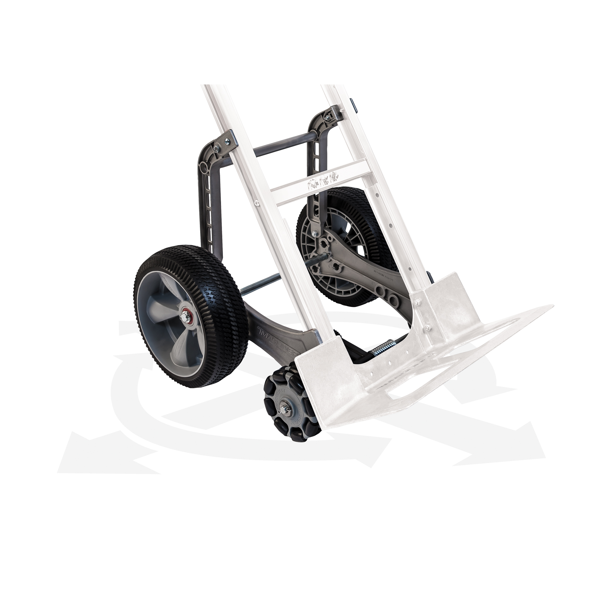 Trousse de conversion pour diable en aluminium autostabilisant
