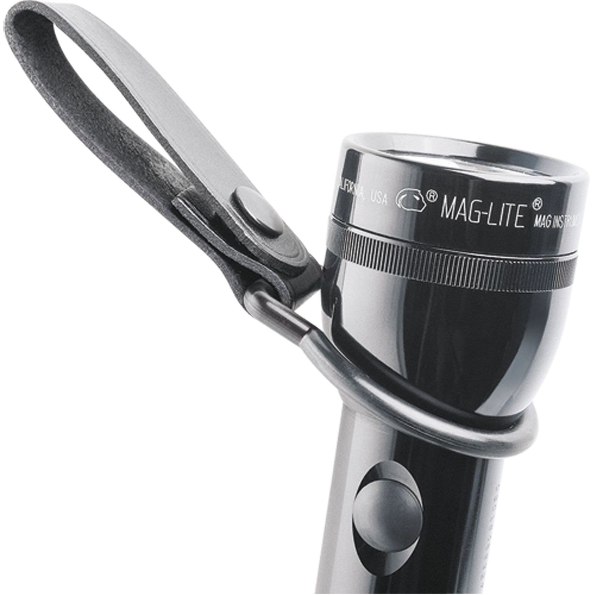 Pince de ceinture pour à piles D, Porte-lampe de poche, Cuir, 1 Poches