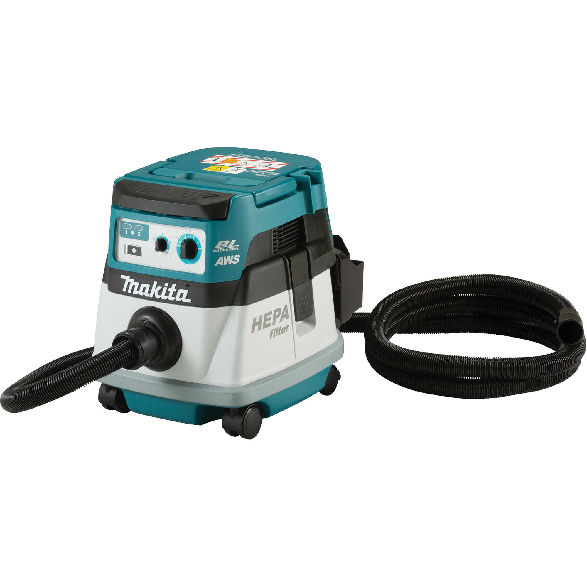 Aspirateur de poussières silencieux avec AWS (outil seulement), 18 V, Capacité 2,11 gal.