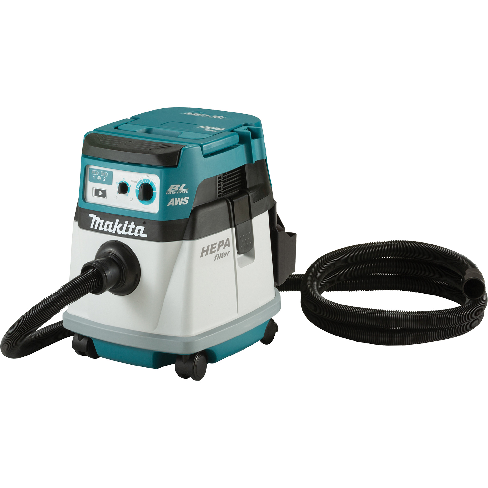 Aspirateur de poussières silencieux avec AWS (outil seulement), 18 V, Capacité 3,96 gal.