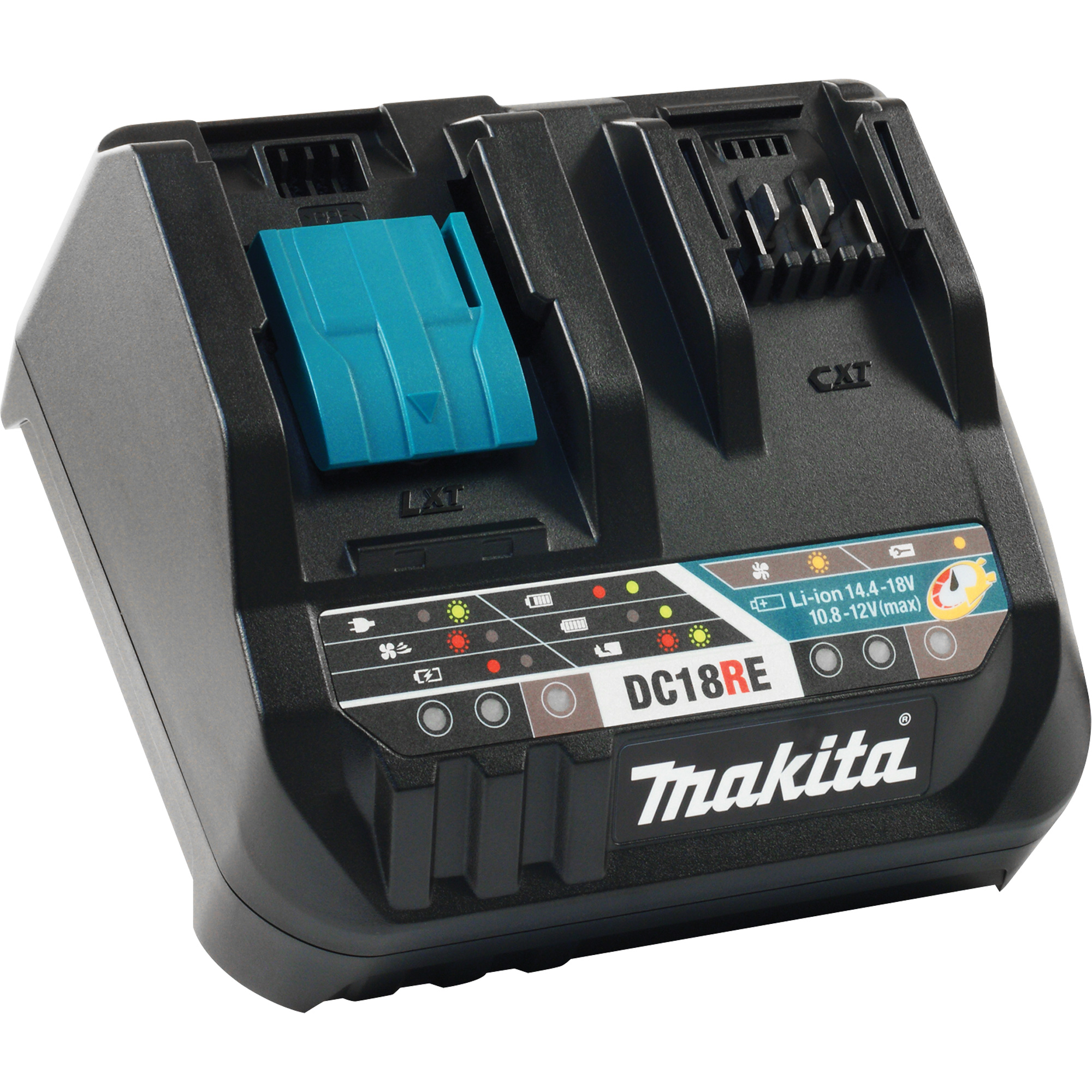 Chargeur rapide double port, 12 V/18 V, Lithium-ion