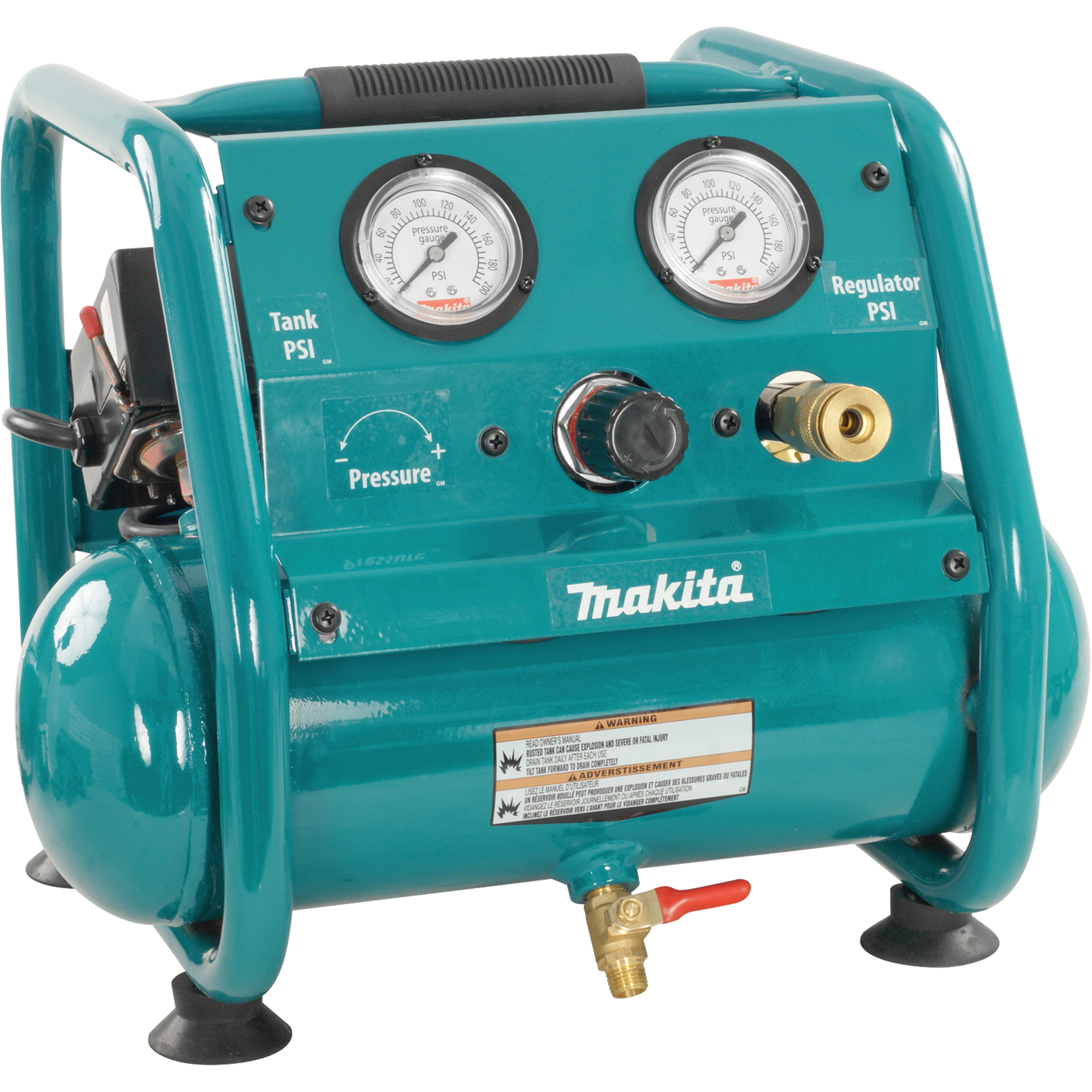 Compresseur d'air compact, Électrique, 1 gal. (1,2 gal. US), 125 PSI, 120/1 V