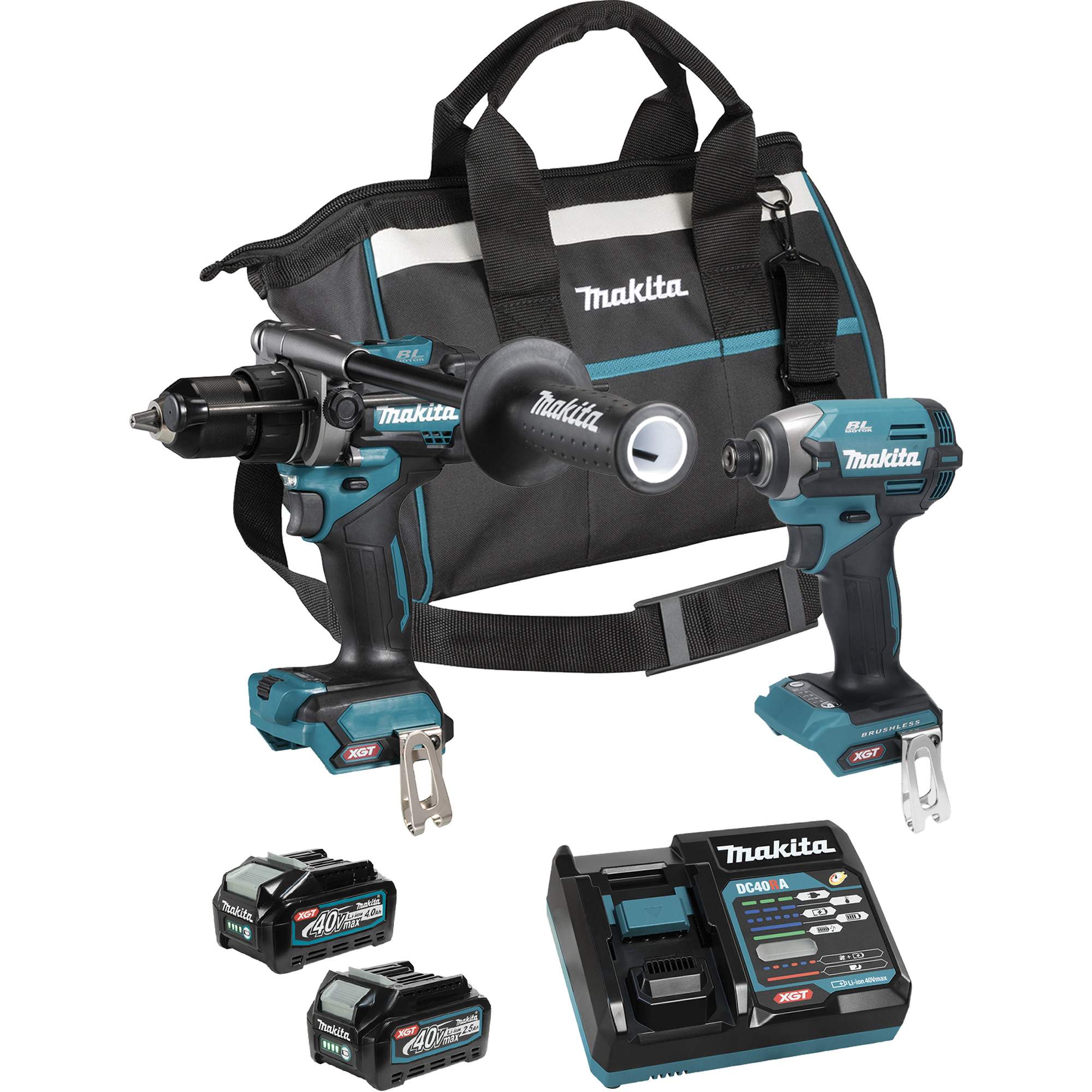 Ensemble 2 outils à moteur sans balai XGT, Lithium-ion, 40 V