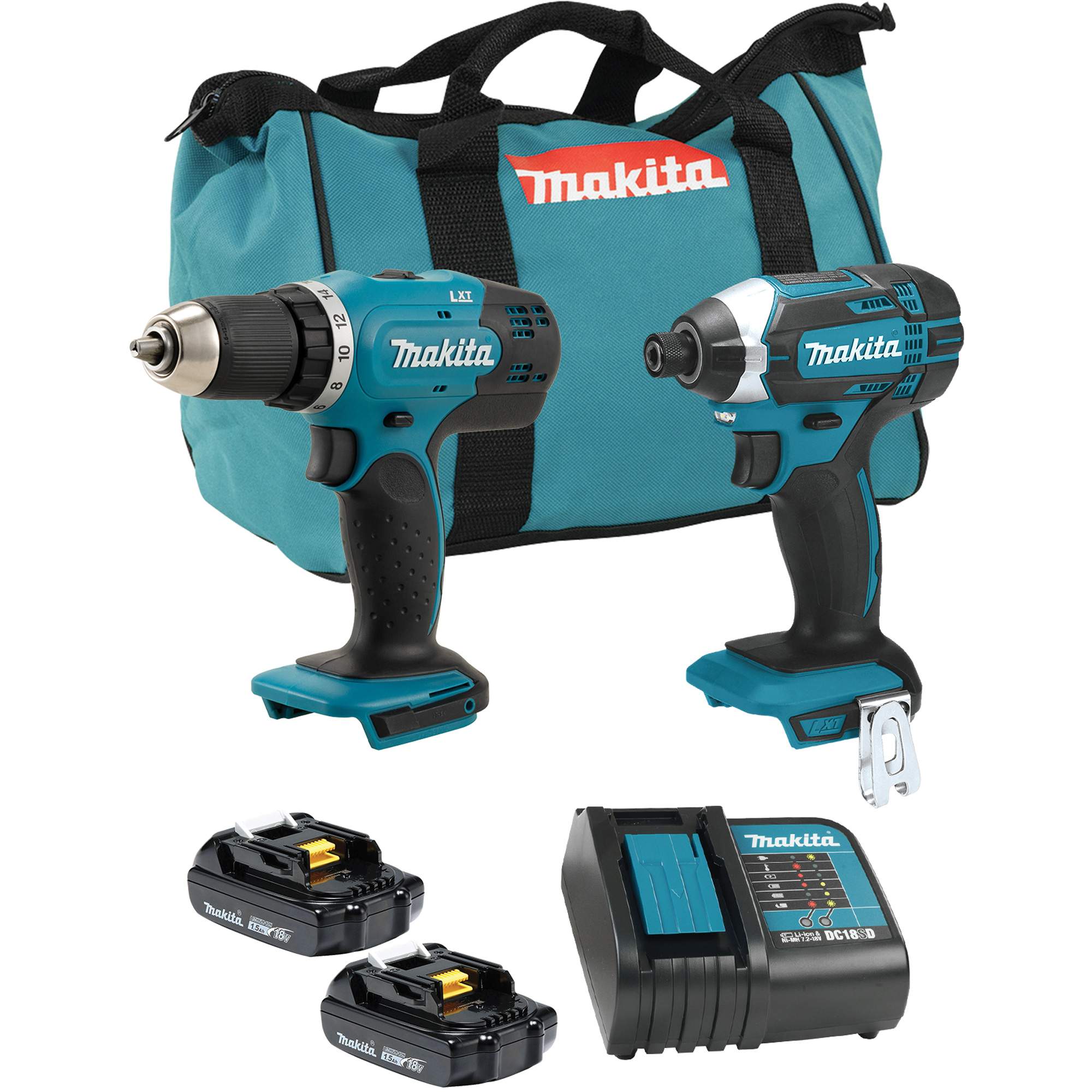 Ensemble 2 outils LXT, Lithium-ion, 18 V