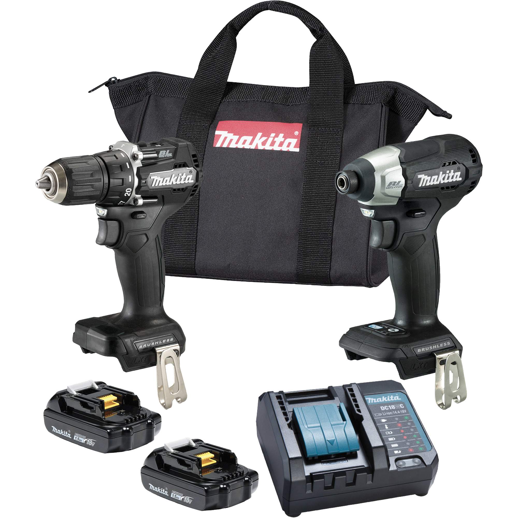 Ensemble 2 outils sous compact à moteur sans balai LXT, Lithium-ion, 18 V
