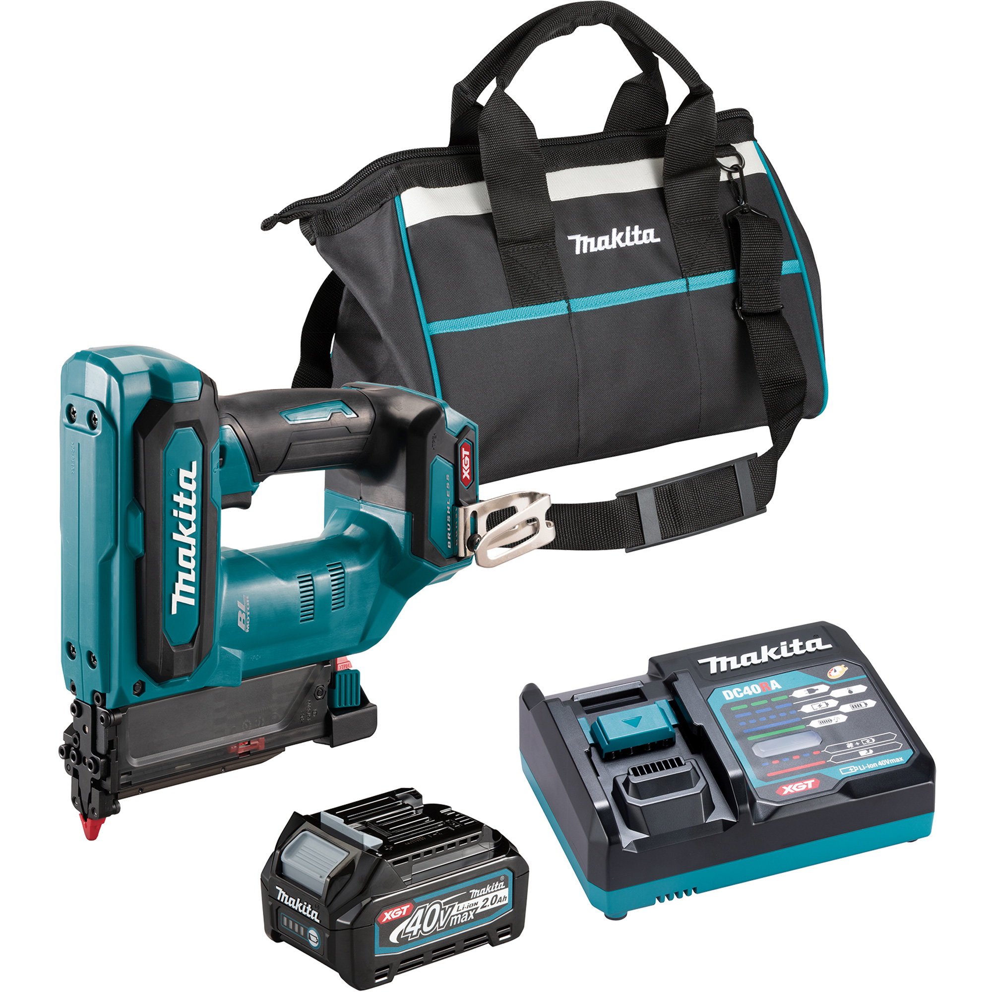 Ensemble cloueuse à broches de calibre 23 de 1-3/8" sans-fil 40?V?max XGT avec moteur sans balai, 40 V, Lithium-ion