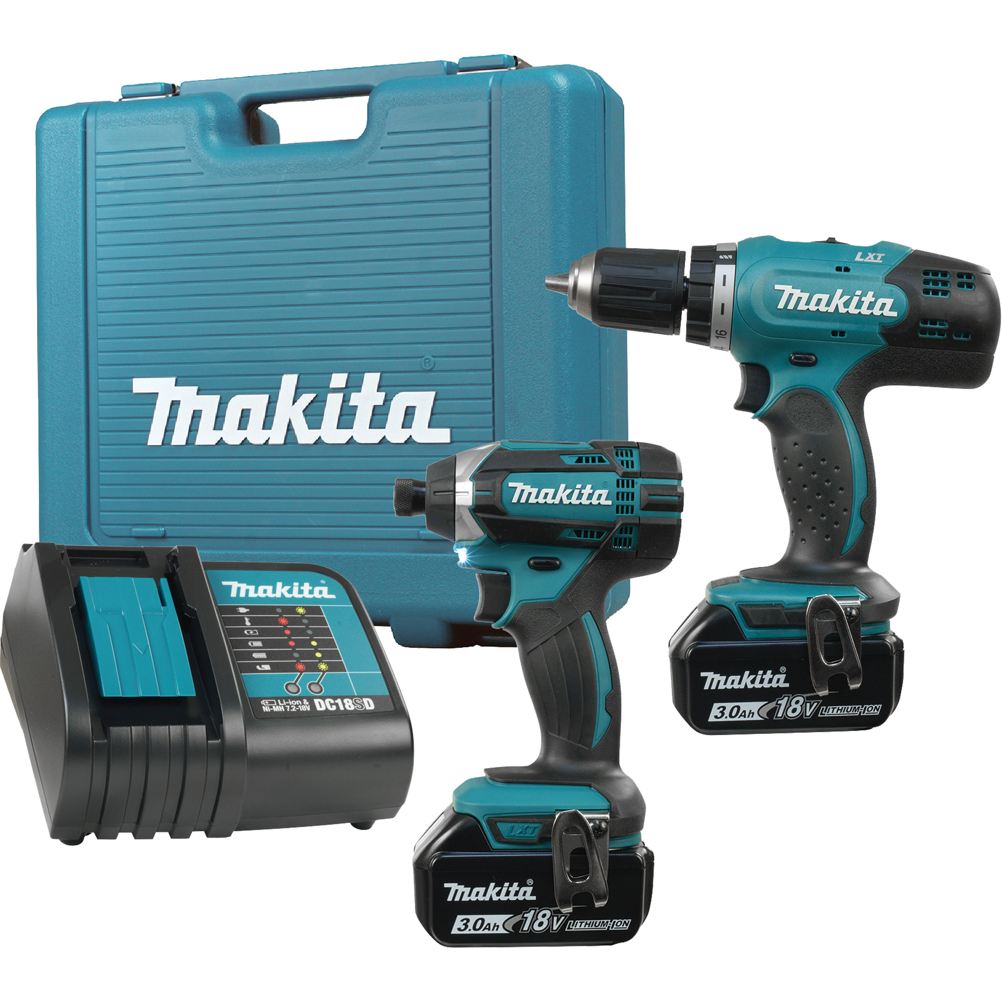 Ensemble de 2 outils LXTMD, Lithium-ion, 18 V
