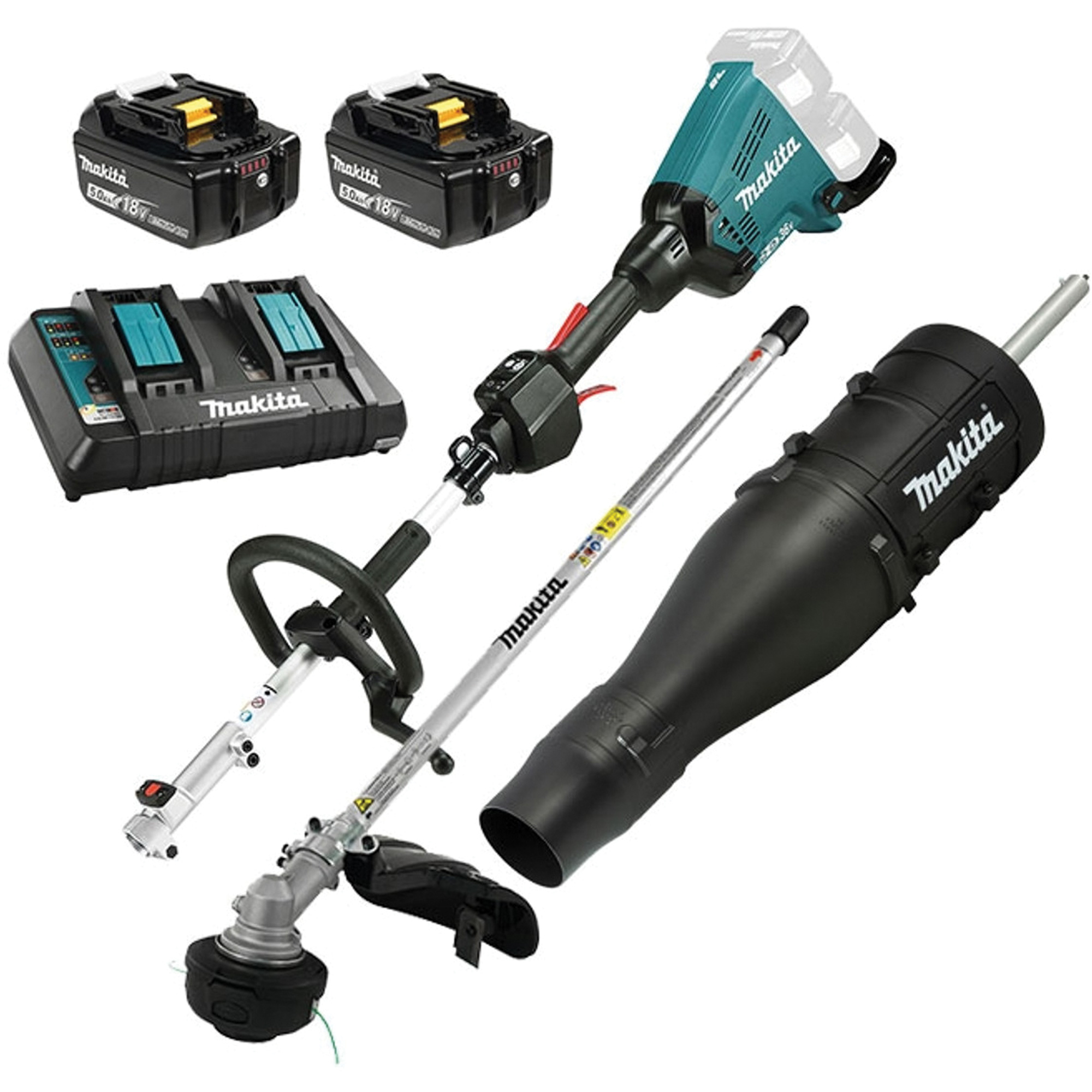Ensemble de bloc d'alimentation sans balai à mandrin fendu LXT 5.0 Ah a/taille-haie EM405MP, À pile, 36 V