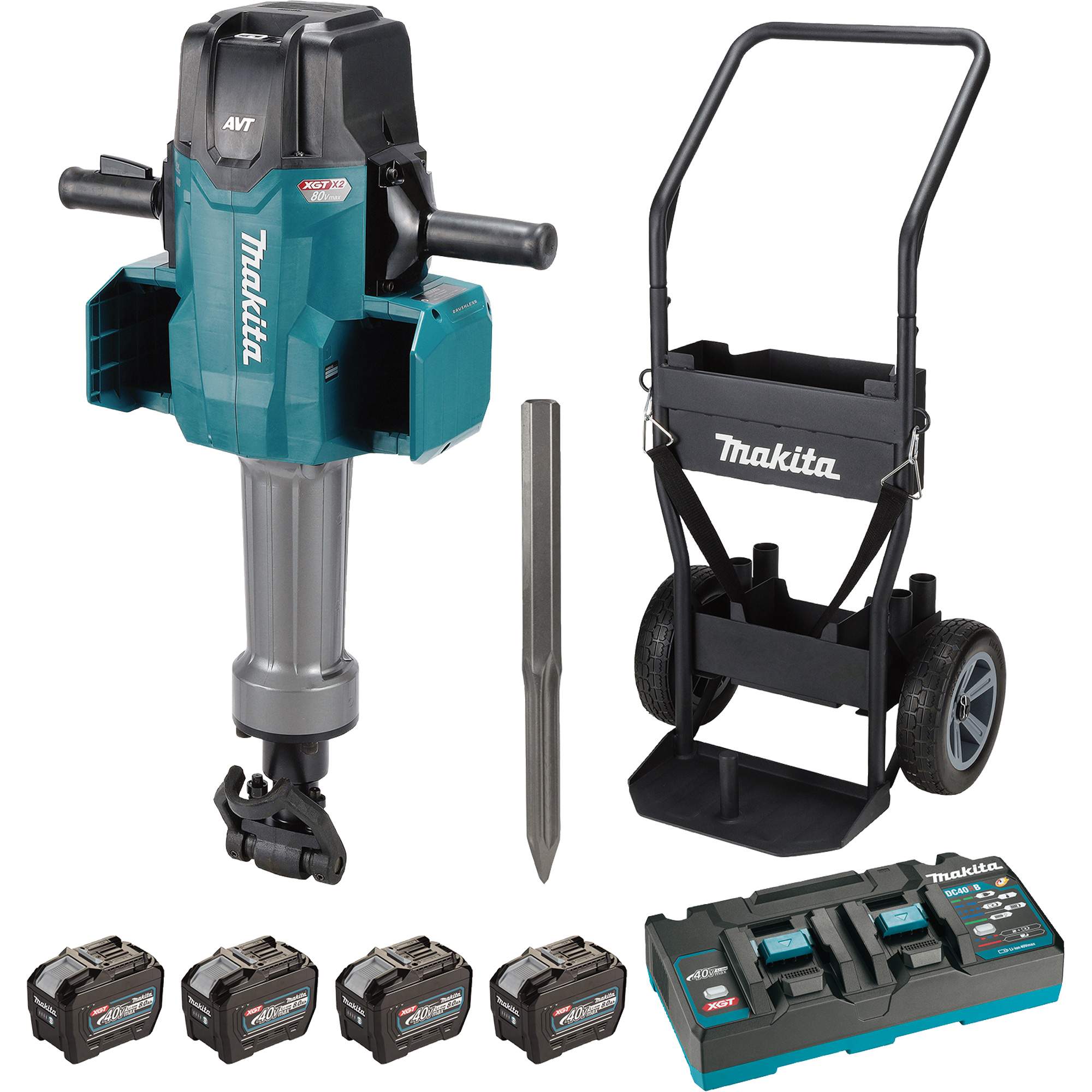 Ensemble de concasseur sans balai 80V Max XGT 70 lb