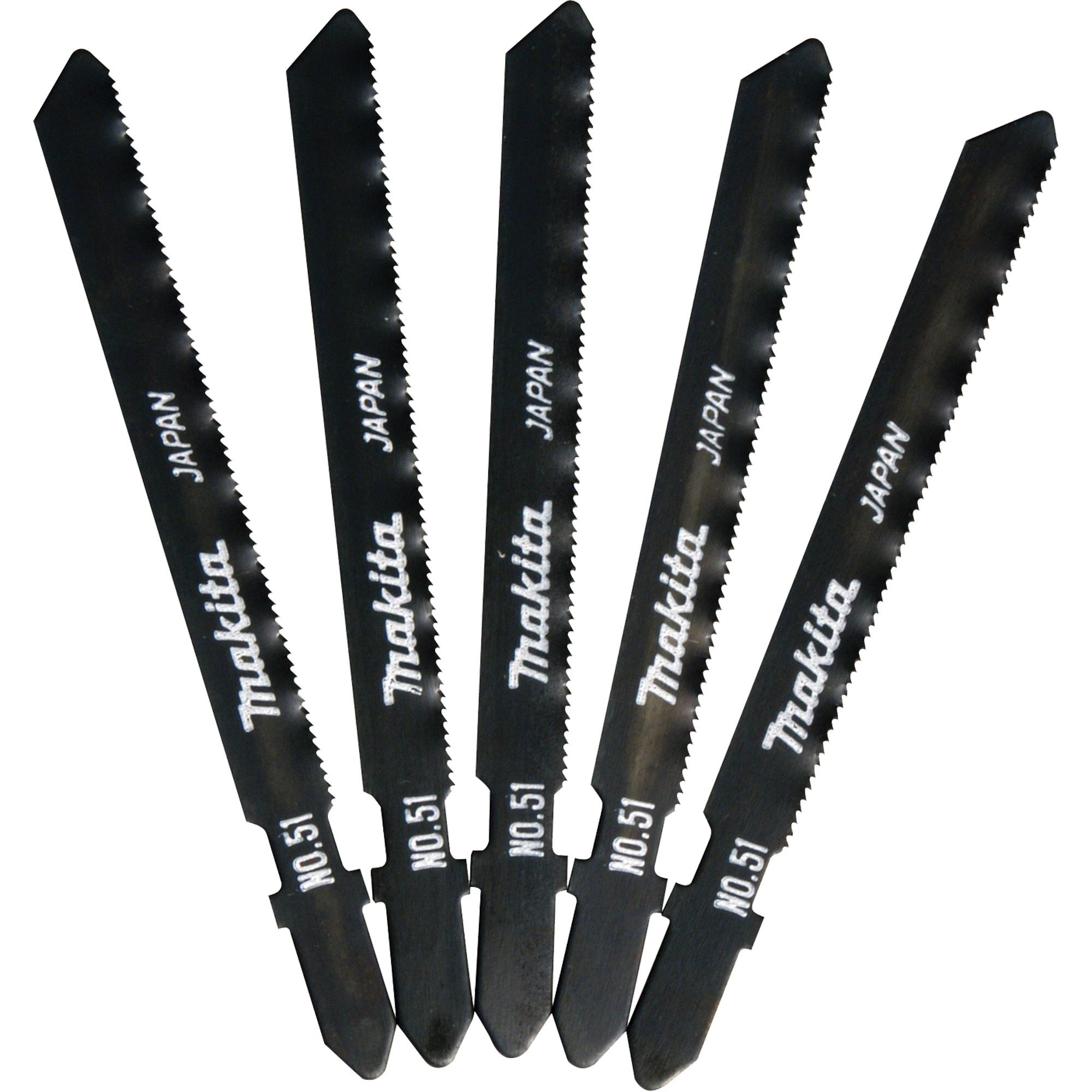 Lame de scie sauteuse, Acier rapide, Tige en T, 3-1/2" lo, 24 dents par pouce