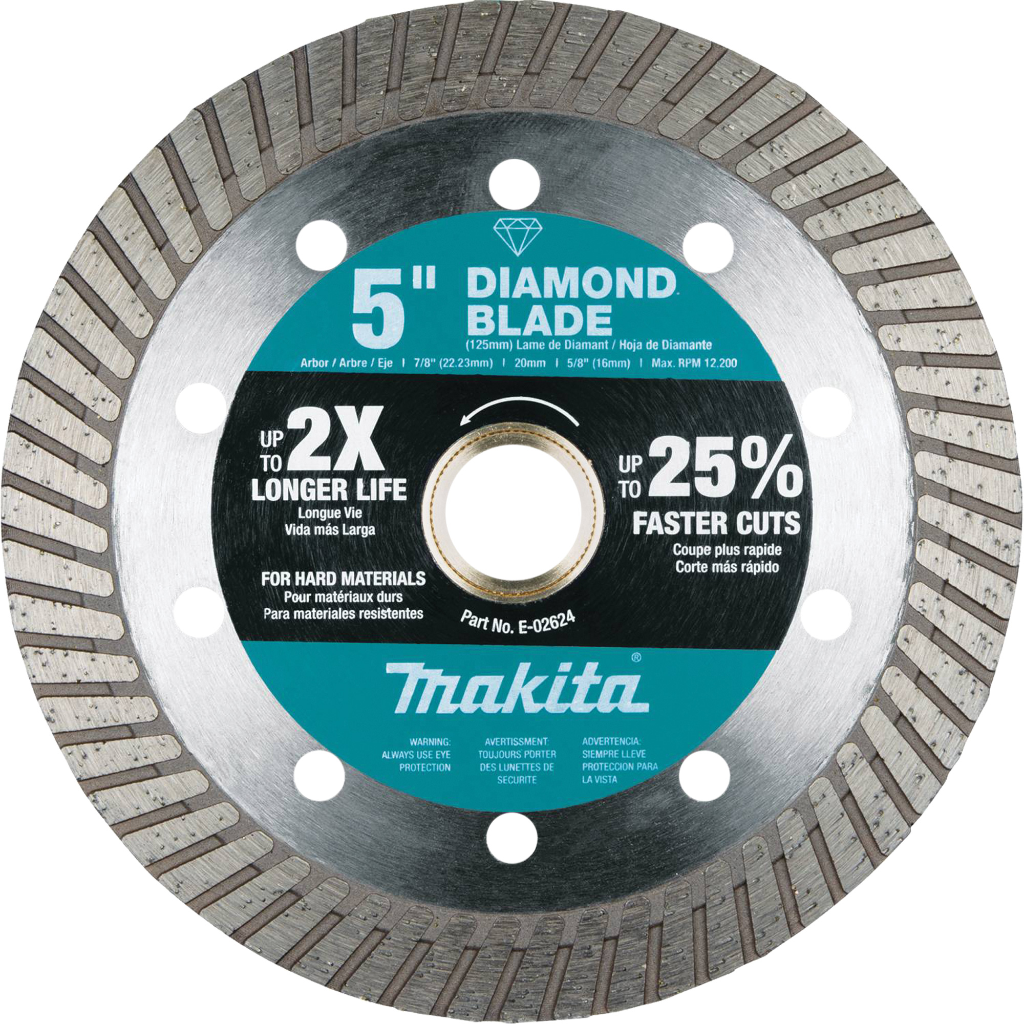 Lame diamant turbo