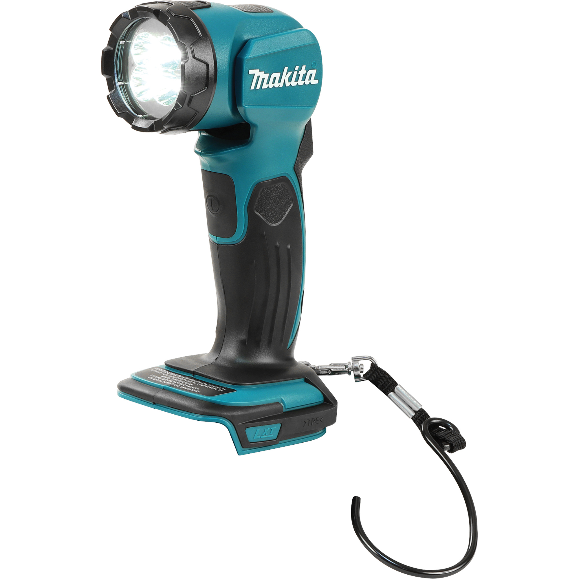 Lampe de poche 18V au lithium-ion, DEL, 160 lumens, 54 hres de fonctionnement, Bloc-pile Rechargeable, Caoutchouc