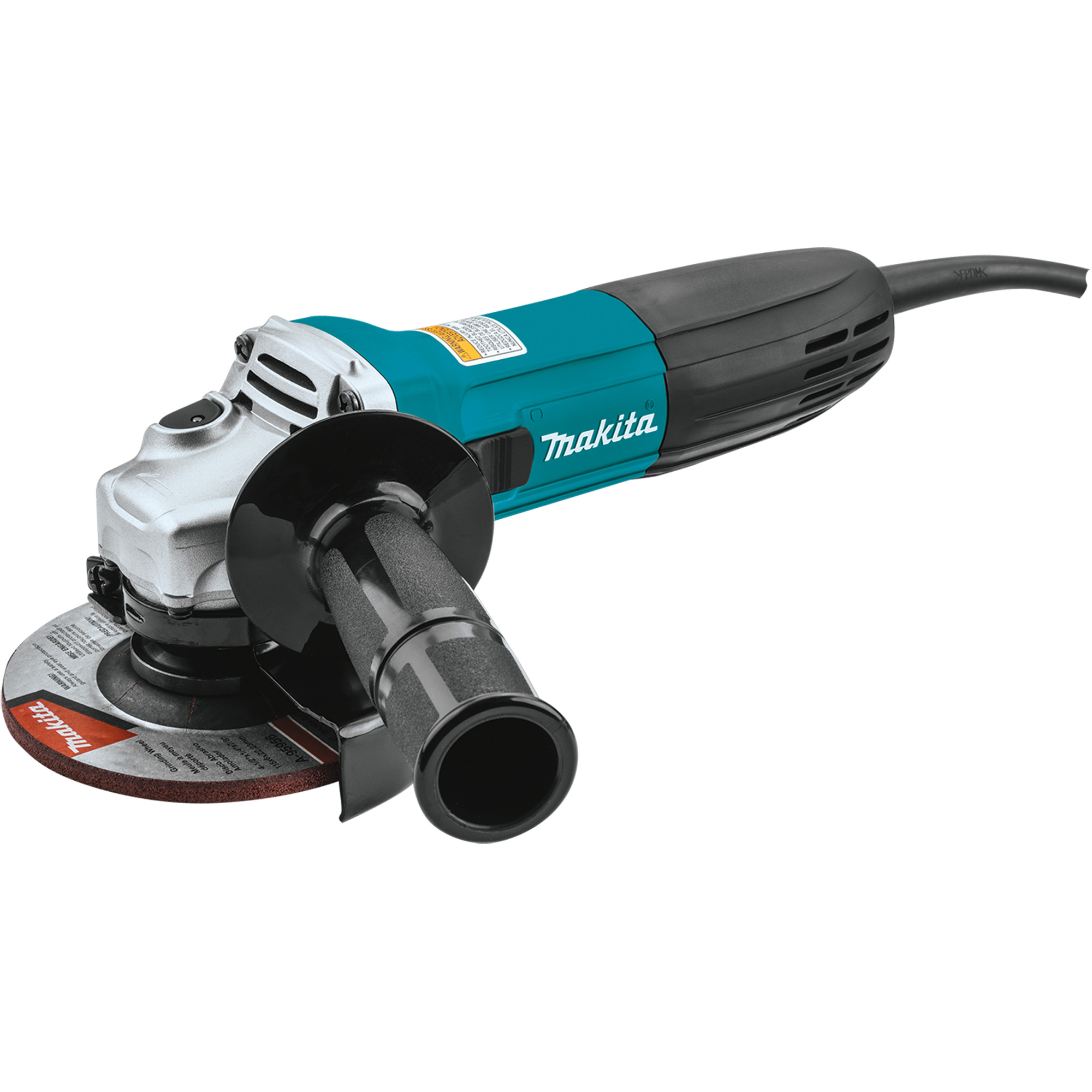 Meuleuse à angle avec interrupteur au pouce, 4-1/2", 120 V, 6 A, 11000 Tr/min
