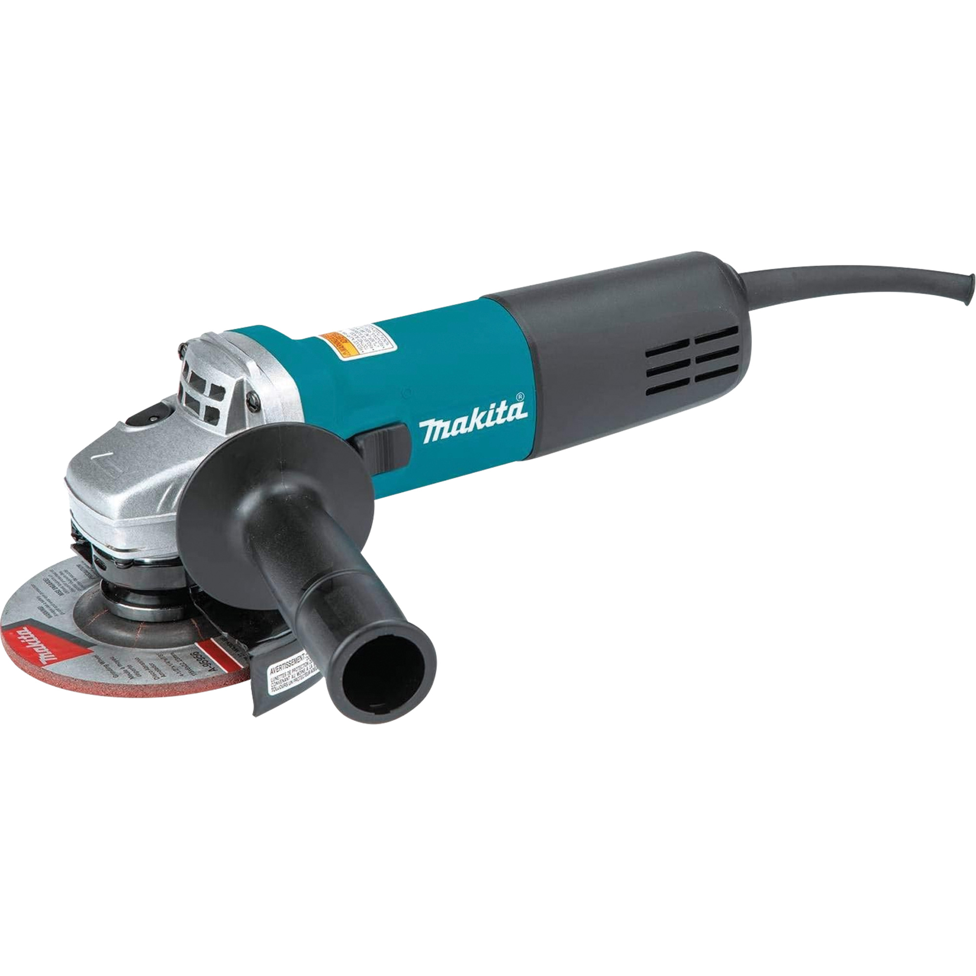 Meuleuse angulaire avec interrupteur de pouce c.a./c.c., 4-1/2", 120 V, 7,5 A, 11000 Tr/min