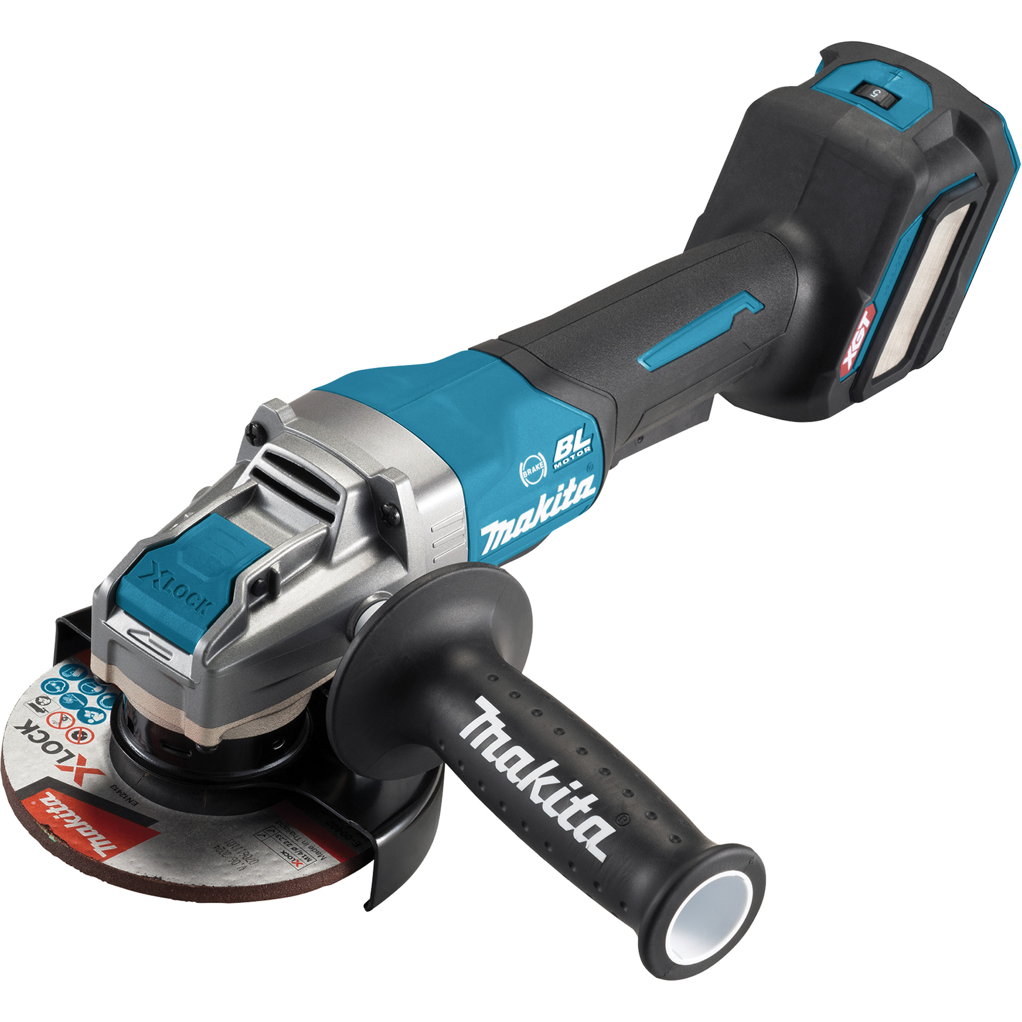 Meuleuse d’angle avec interrupteur à palette XGT X-Lock (outil seulement), Roue de 5", 40 V