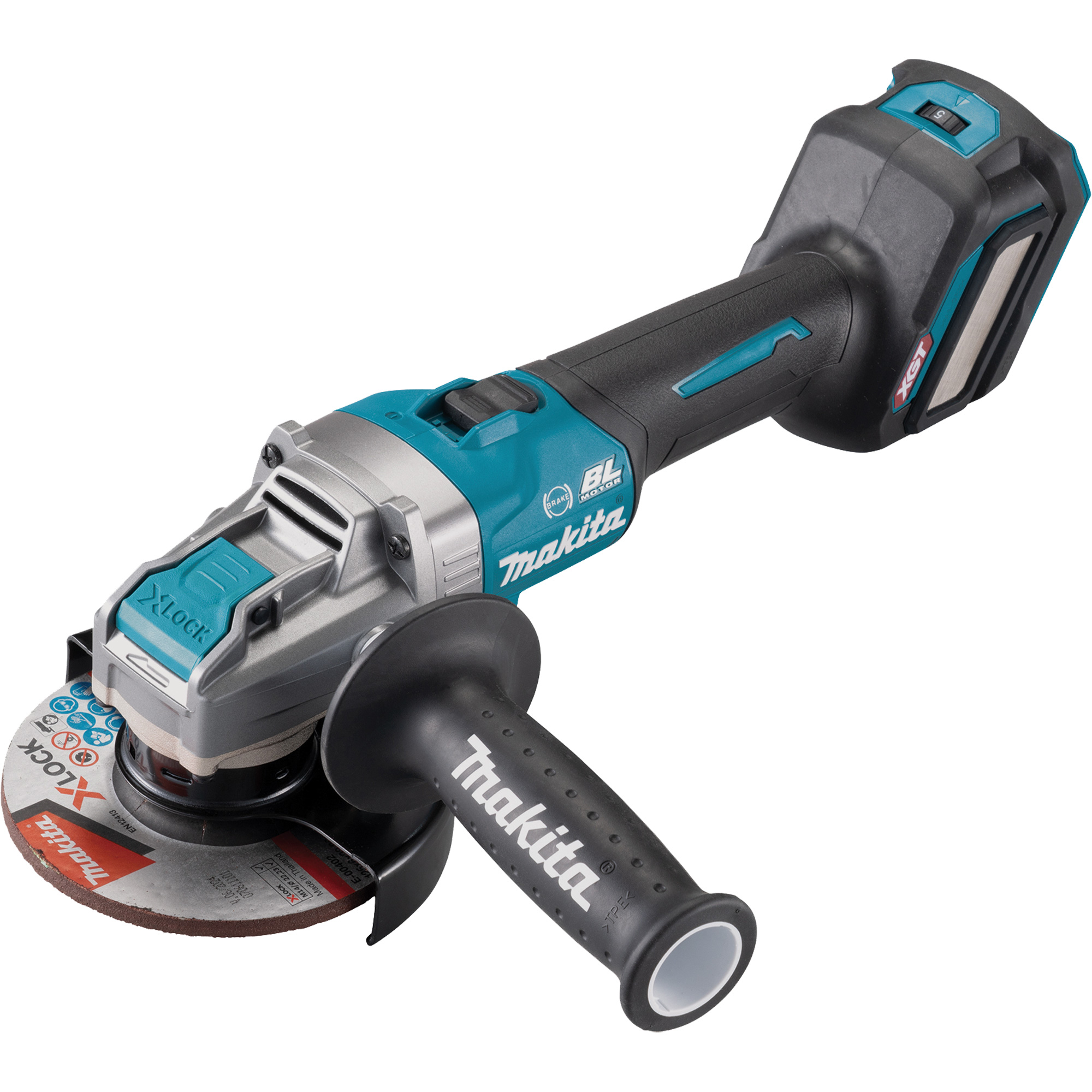 Meuleuse d’angle sans fil avec interrupteur à glissière et moteur sans balai X-Lock XGT (outil seulement), Roue de 5", 40 V