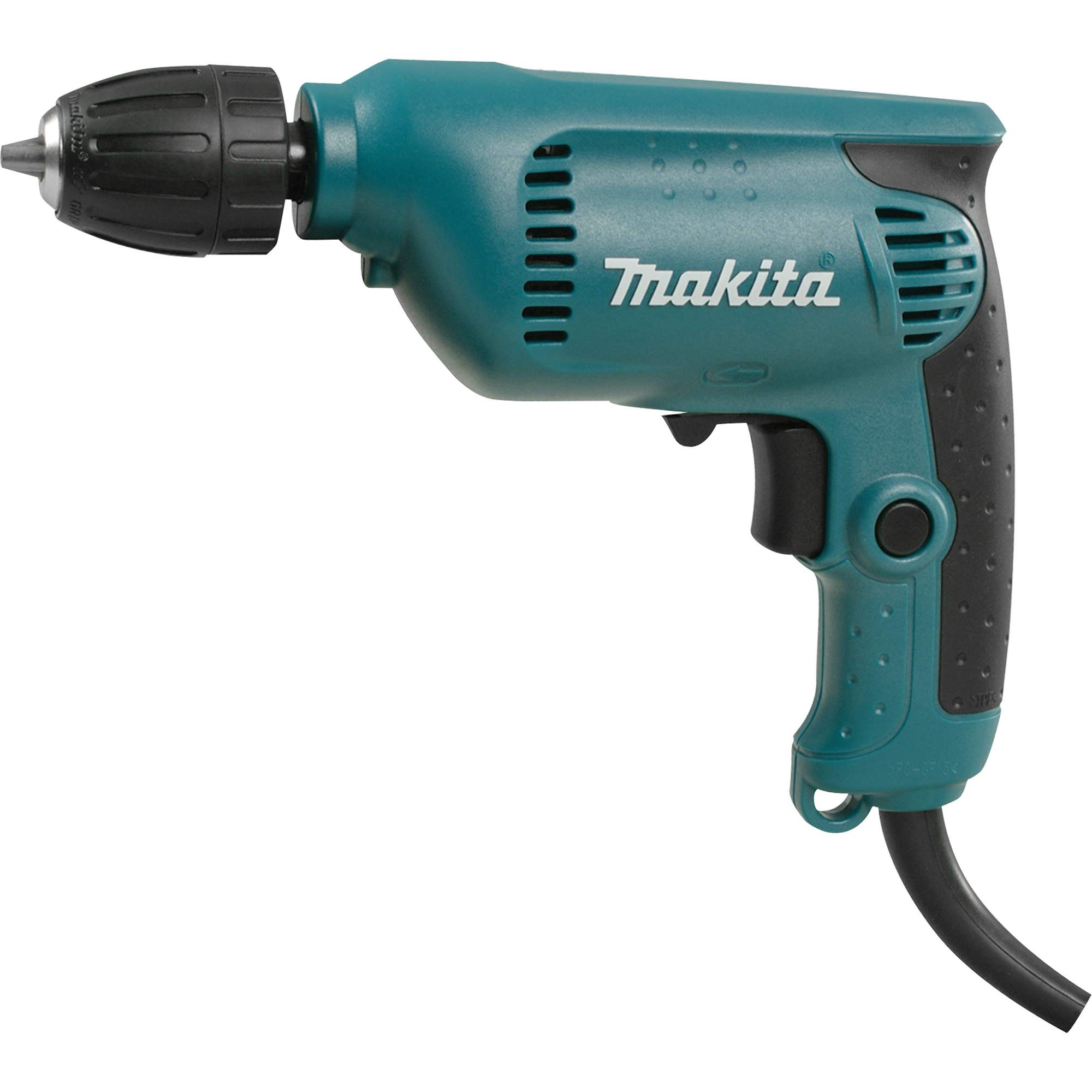 Perceuse à vitesse variable, Mandrin 3/8", 4 A, 120 V, 0-3400 Tr/min, Mandrin Sans clé