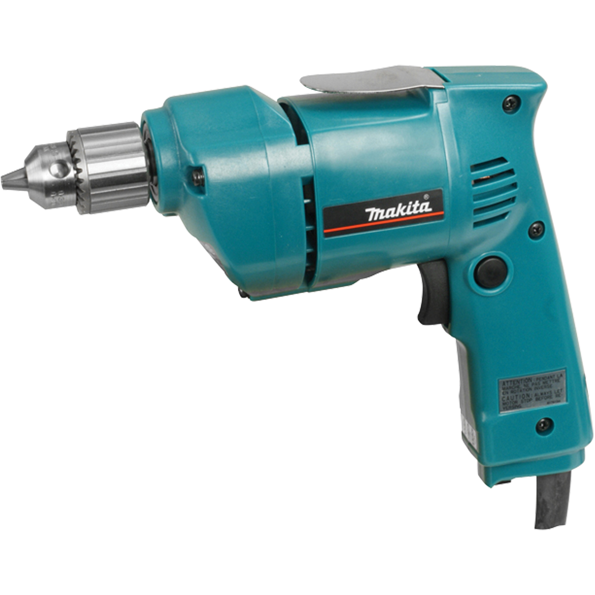 Perceuse polyvalente pour bois et métal, Mandrin 3/8", 3,5 A, 120 V, 0-1200 Tr/min, Mandrin Avec clé
