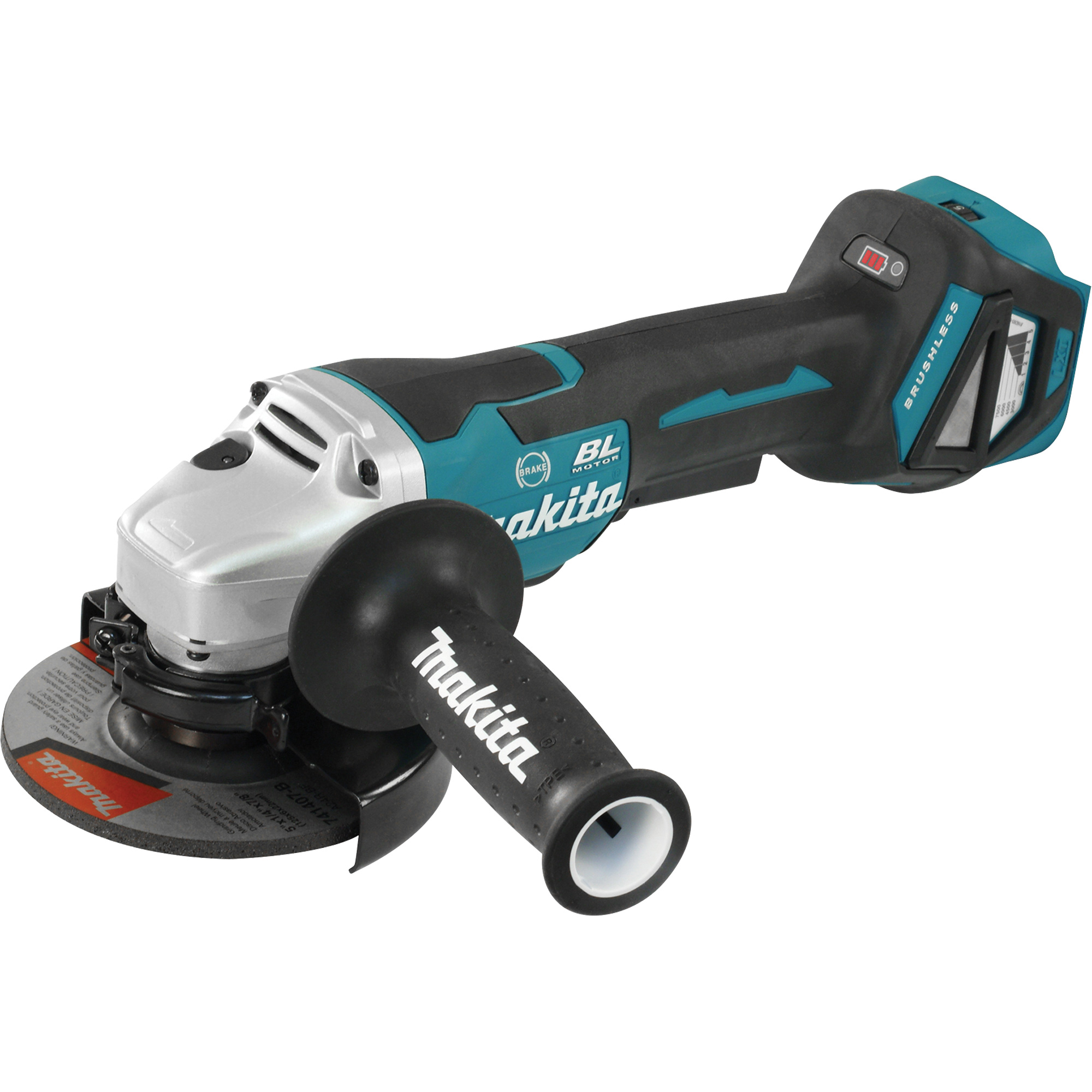 Rectifieuse coudée avec moteur sans balai (outil seulement), Roue de 5", 18 V
