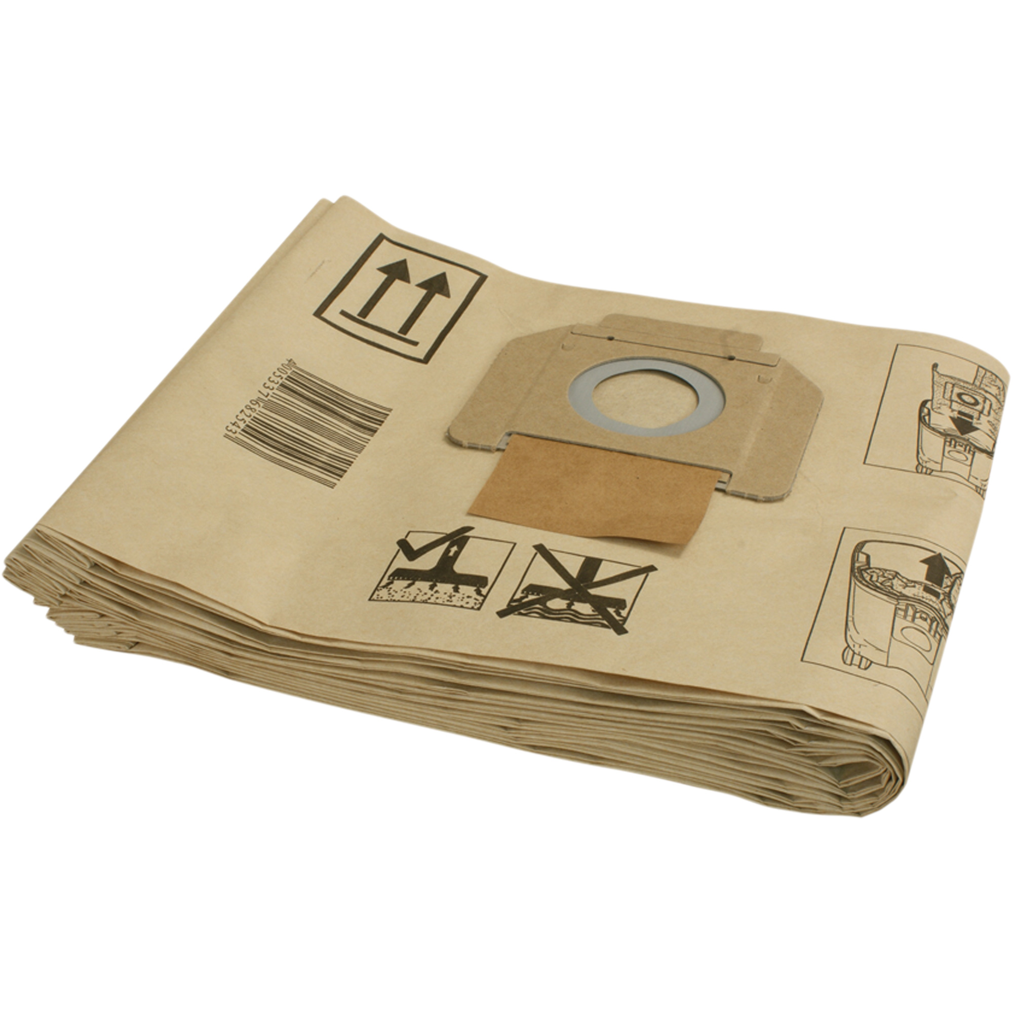 Sacs-filtre en papier pour aspirateur, 1 gal. US