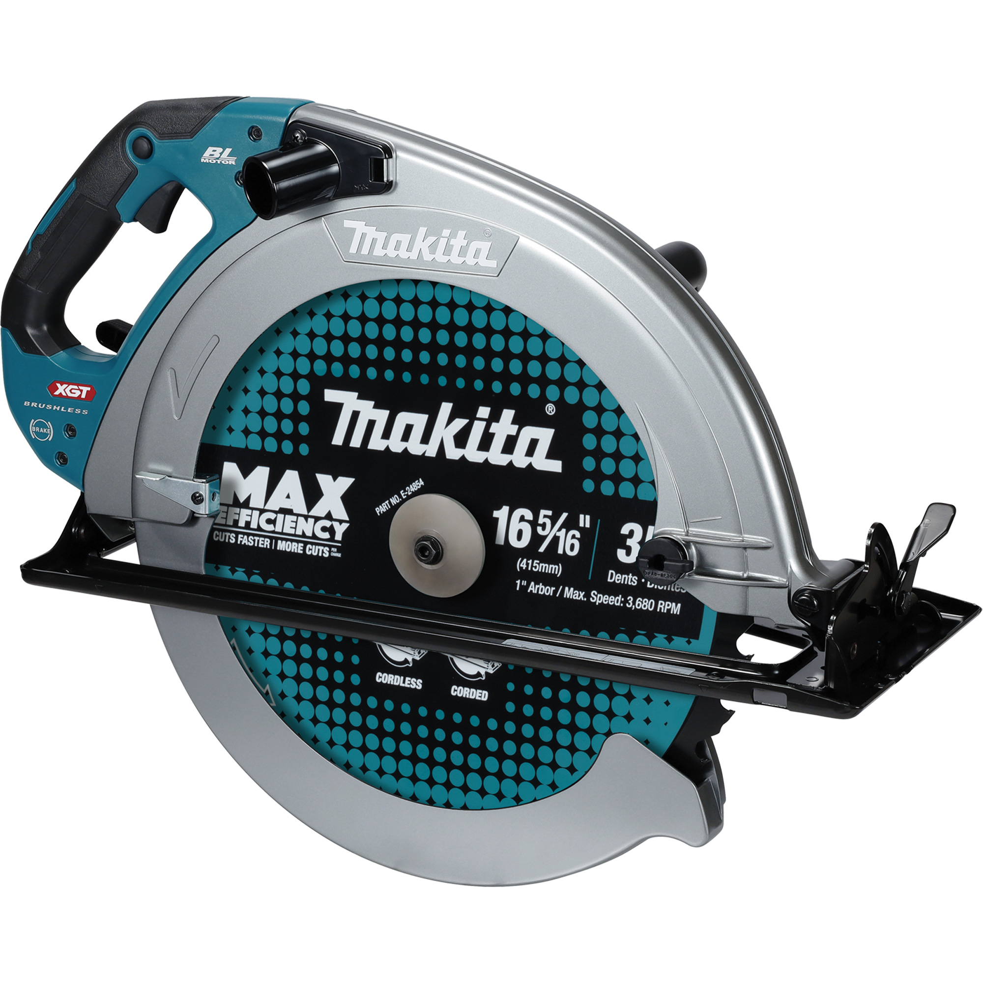Scie circulaire sans balais 40Vmax XGT avec AWS (outil seul), 16-5/16", 40 V