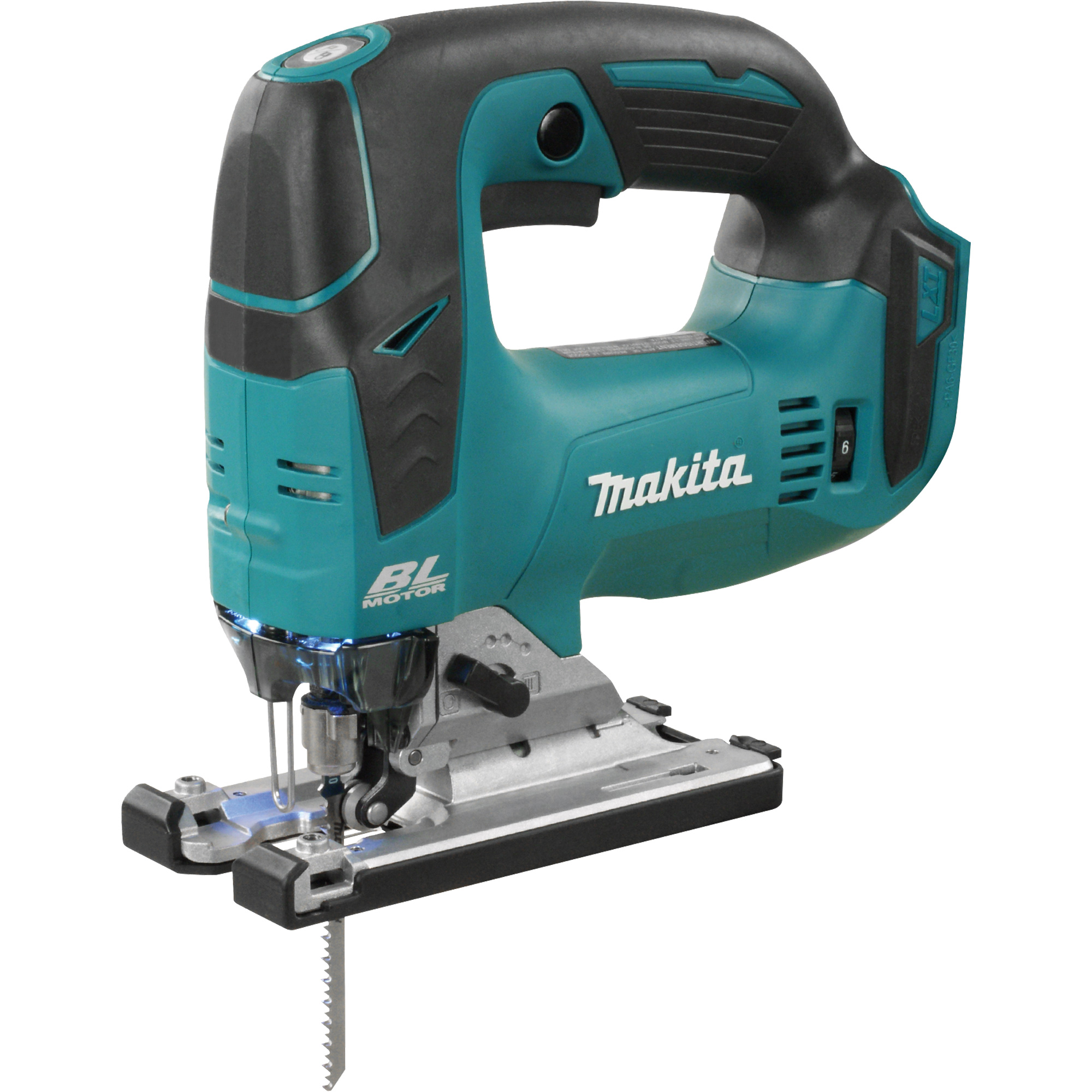 Scie sauteuse sans fil avec moteur sans balai (outil seulement), 18 V, Lithium-ion, 800-3500 coups/min, 1" Longueur de la course