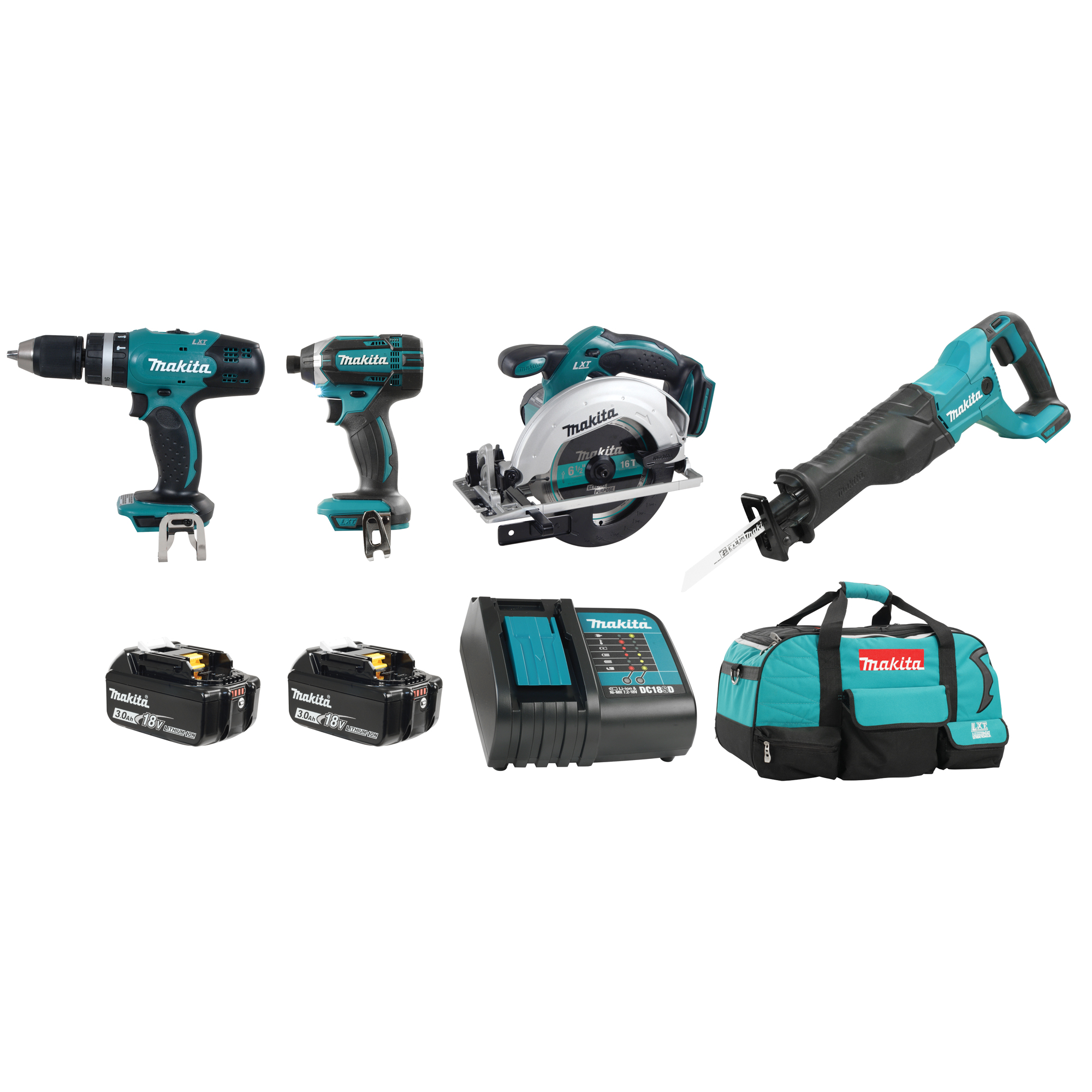 Trousse combinée à 4 outils 3,0 Ah LXTMD, Lithium-ion, 18 V
