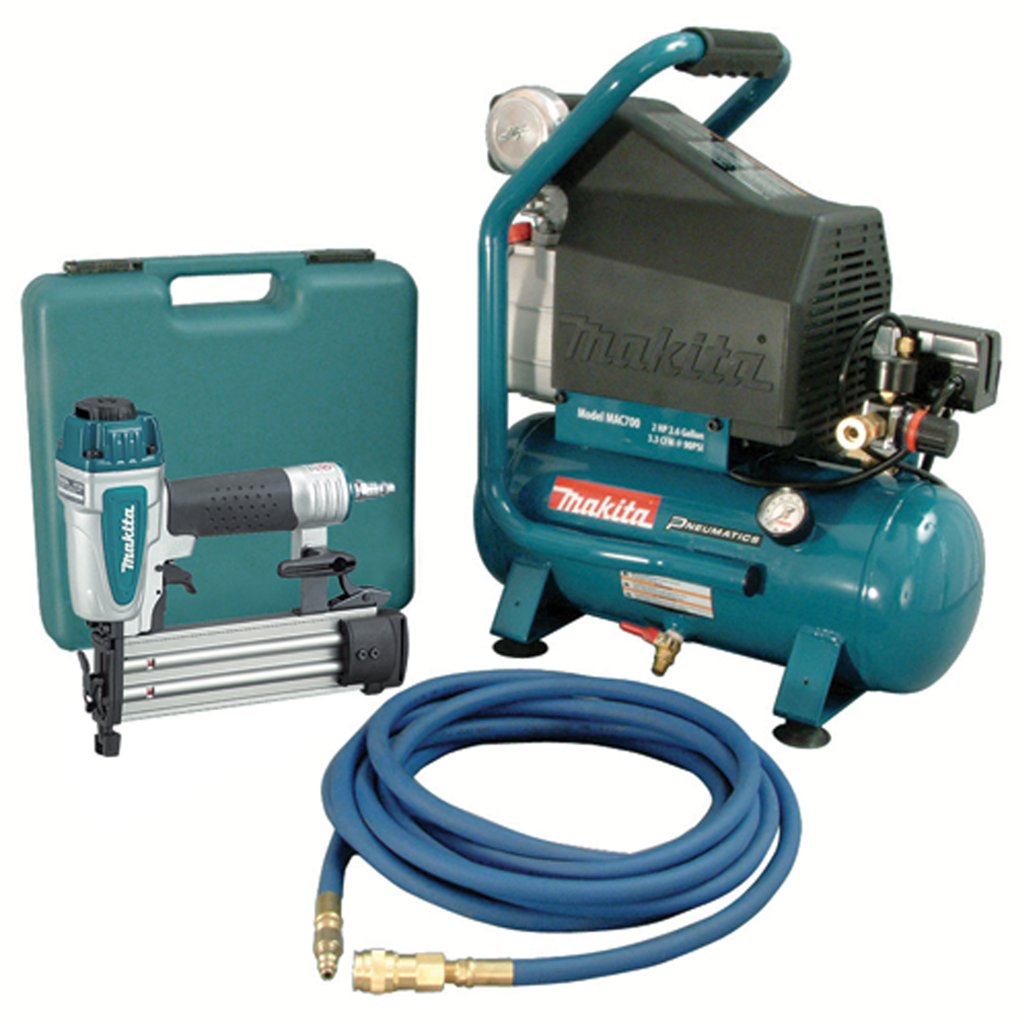 Trousses de compresseur d'air et Cloueuse Brad, Électrique, 2,6 gal. (2,6 gal. US), 130 PSI, 120/1 V