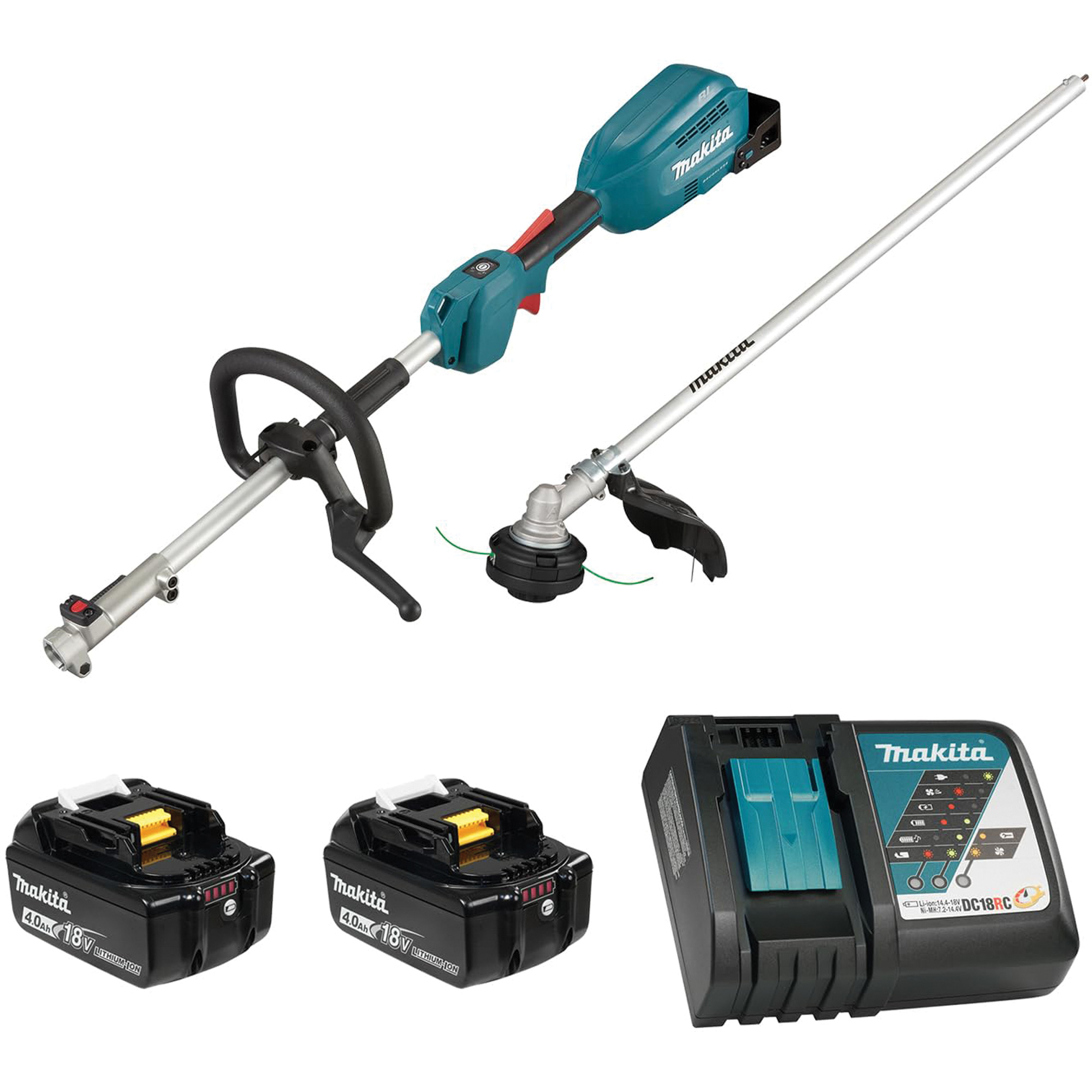 Unité motrice avec perche en 2 morceaux LXT 18?V sans balais avec trousse EM409MP