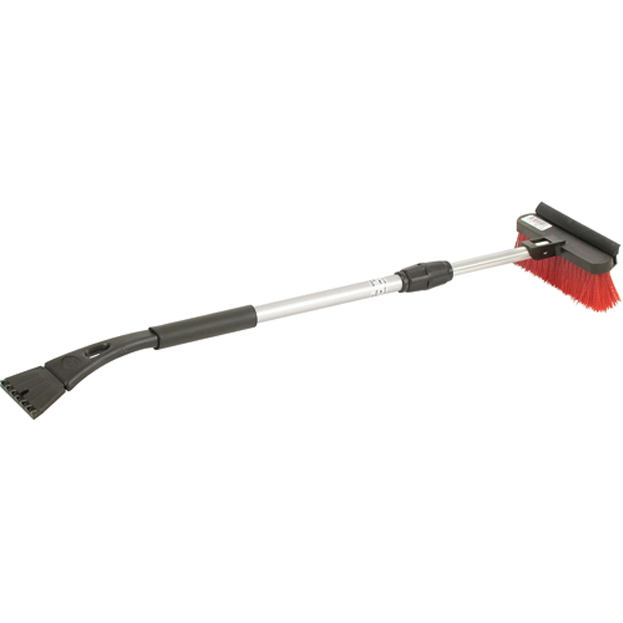 Balais à neige, Télescopique, lame Nylon polyéthylène, 36" Longueur, Rouge