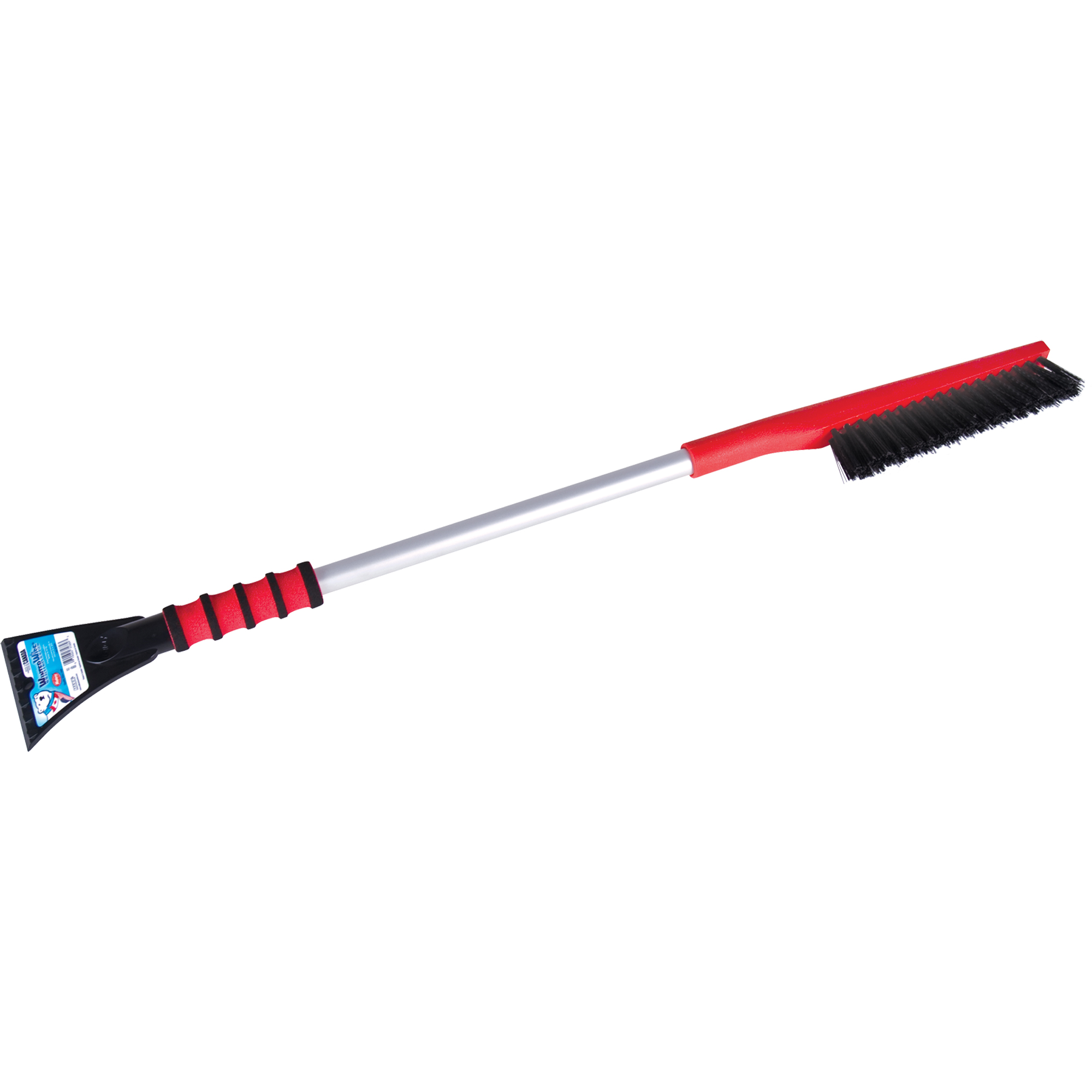 Brosses à neige très longues, lame Nylon polyéthylène, 35" Longueur, Rouge