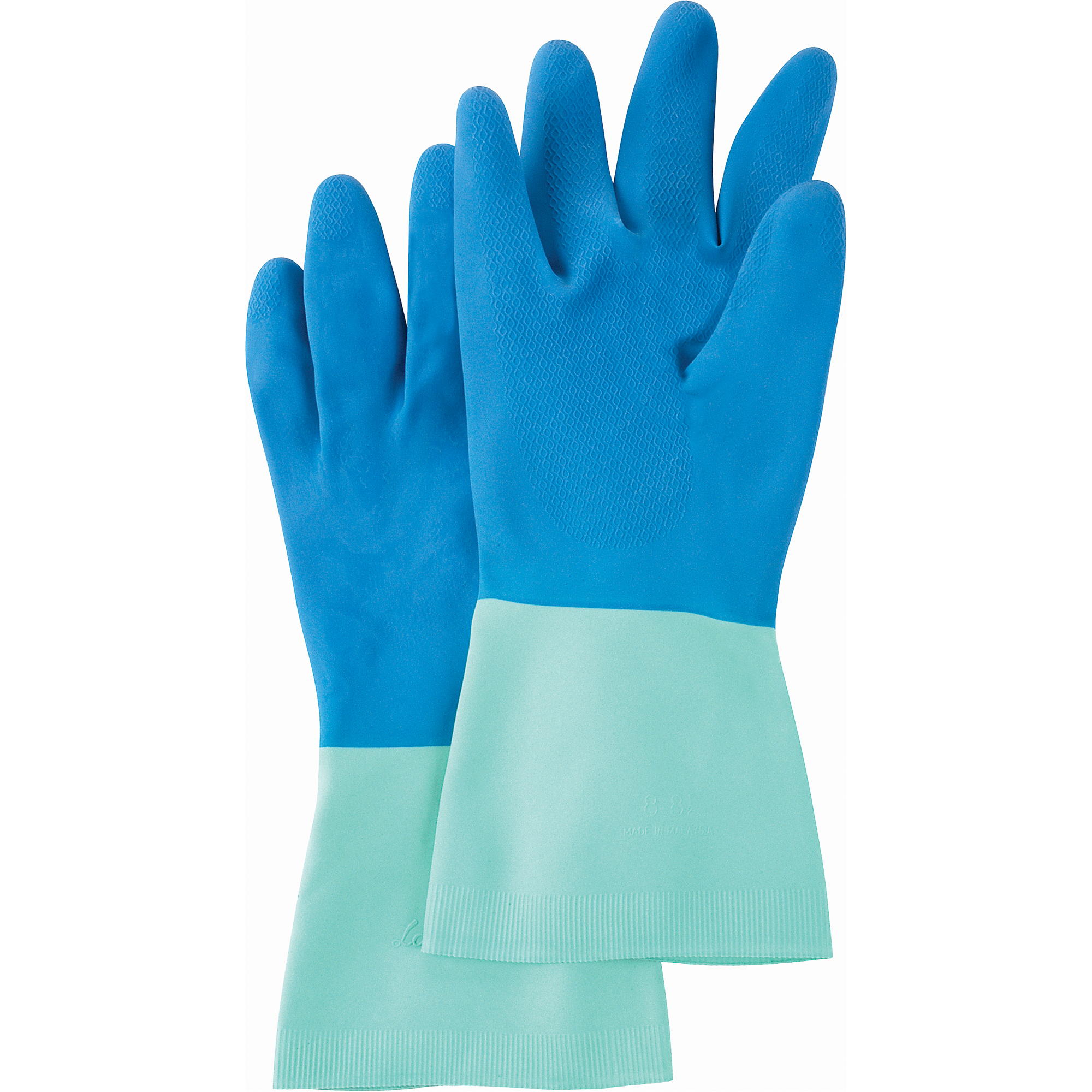 Gants ProtectorMC, Taille Moyen/7/7.5, 13" lo, Nitrile/Latex de caoutchouc, Doublure en Ouatée, 28 mils
