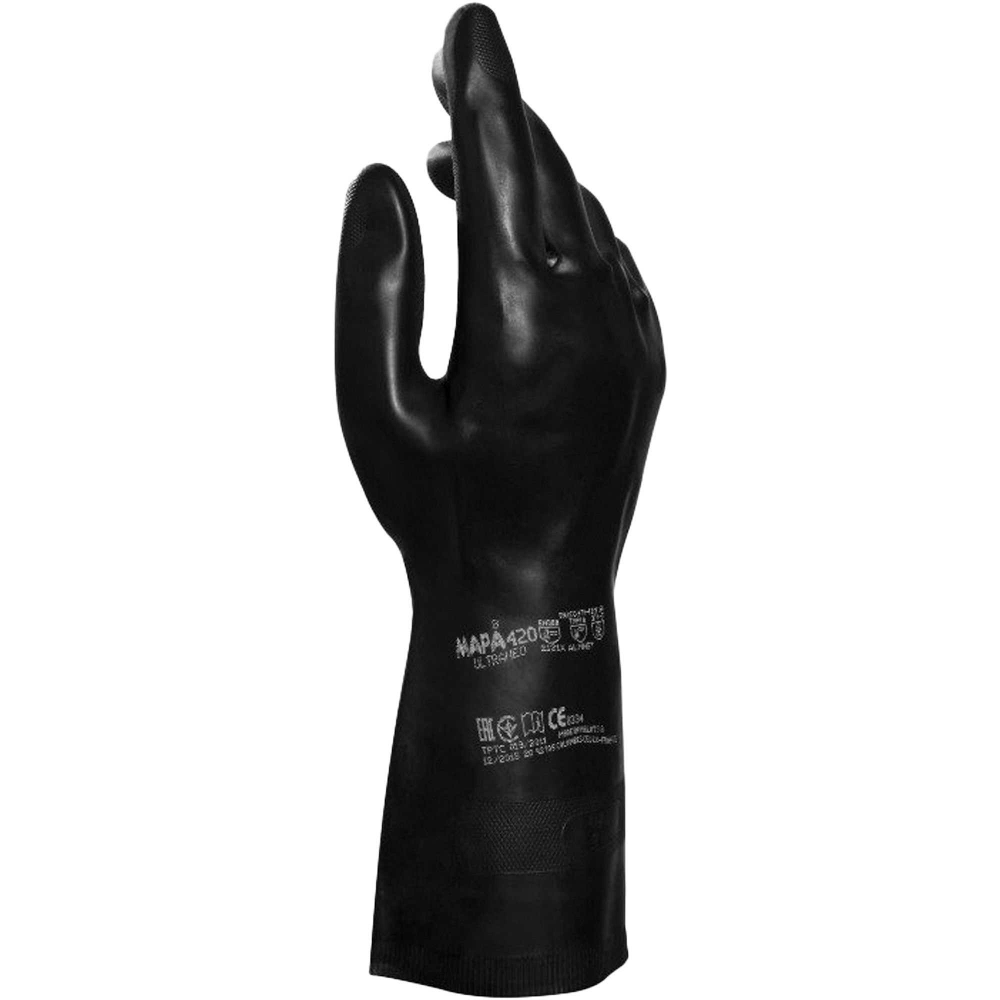 Gants Technic NS-420, Taille Moyen/8, 12,5" lo, Latex/Néoprène, Doublure en Ouatée, 30 mils