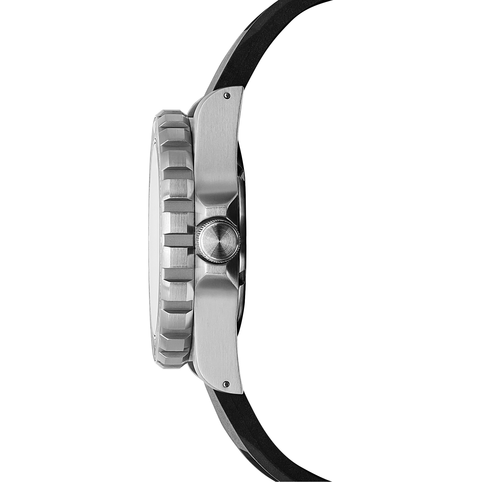 Grande montre automatique de plongée, Numérique, À piles, 41 mm, Noir – Image 2