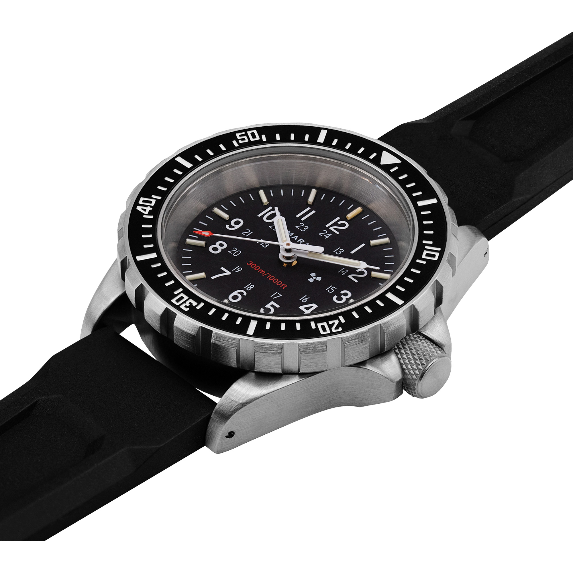 Grande montre automatique de plongée, Numérique, À piles, 41 mm, Noir – Image 5