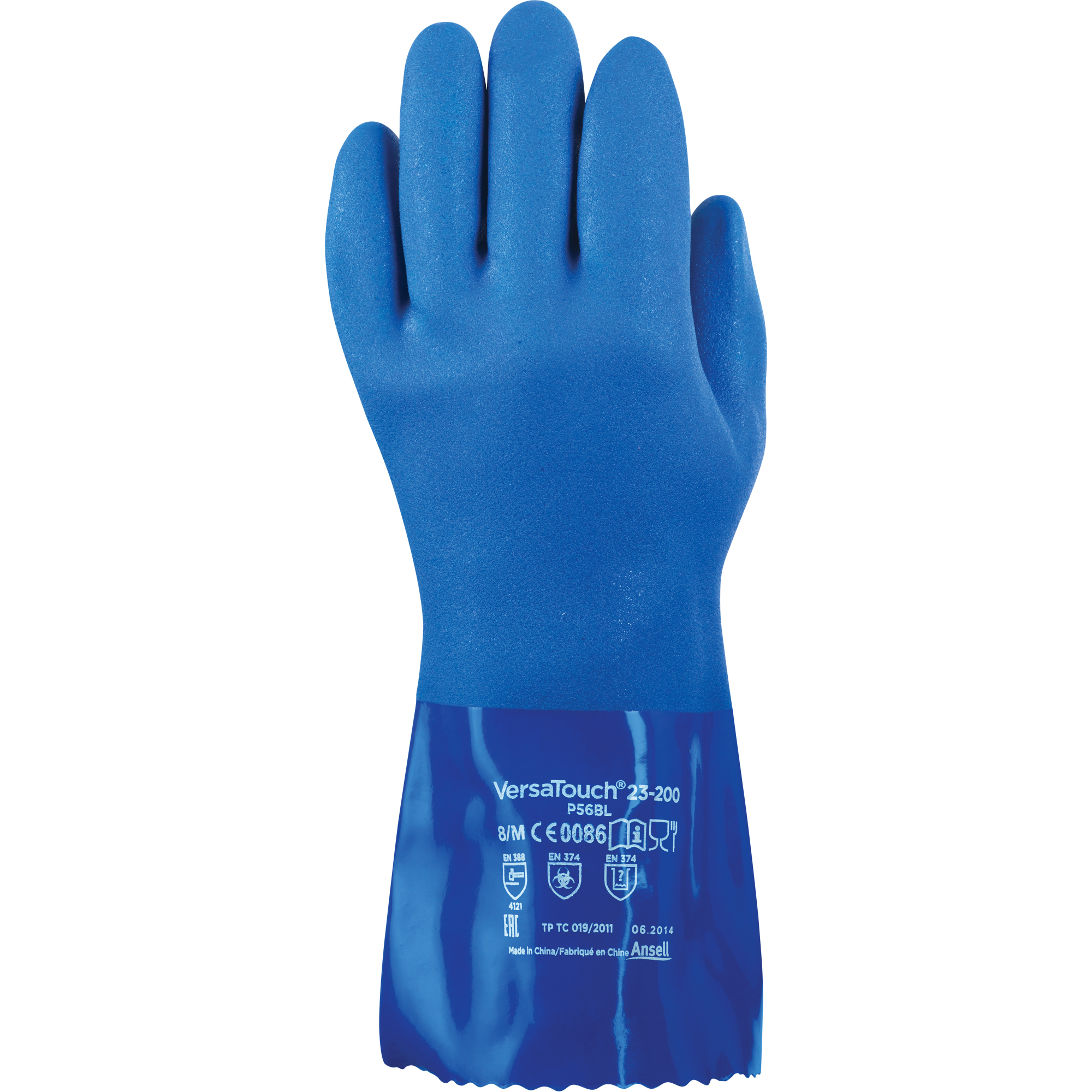 Gants isolants P56BL, Taille Moyen/8, 12" lo, PVC