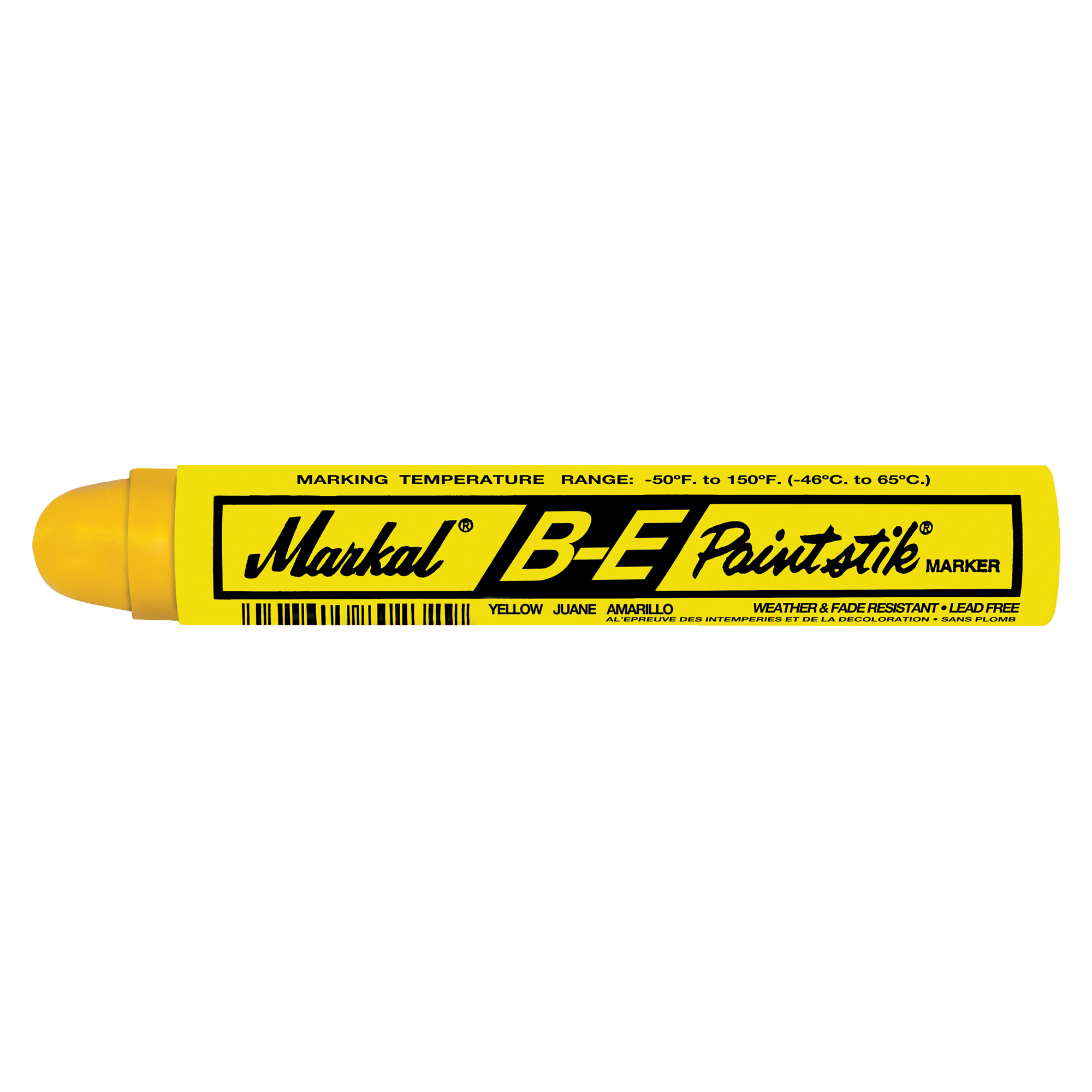 Bâton de peinture B-EMD PaintstikMD, Bâton plein, Jaune