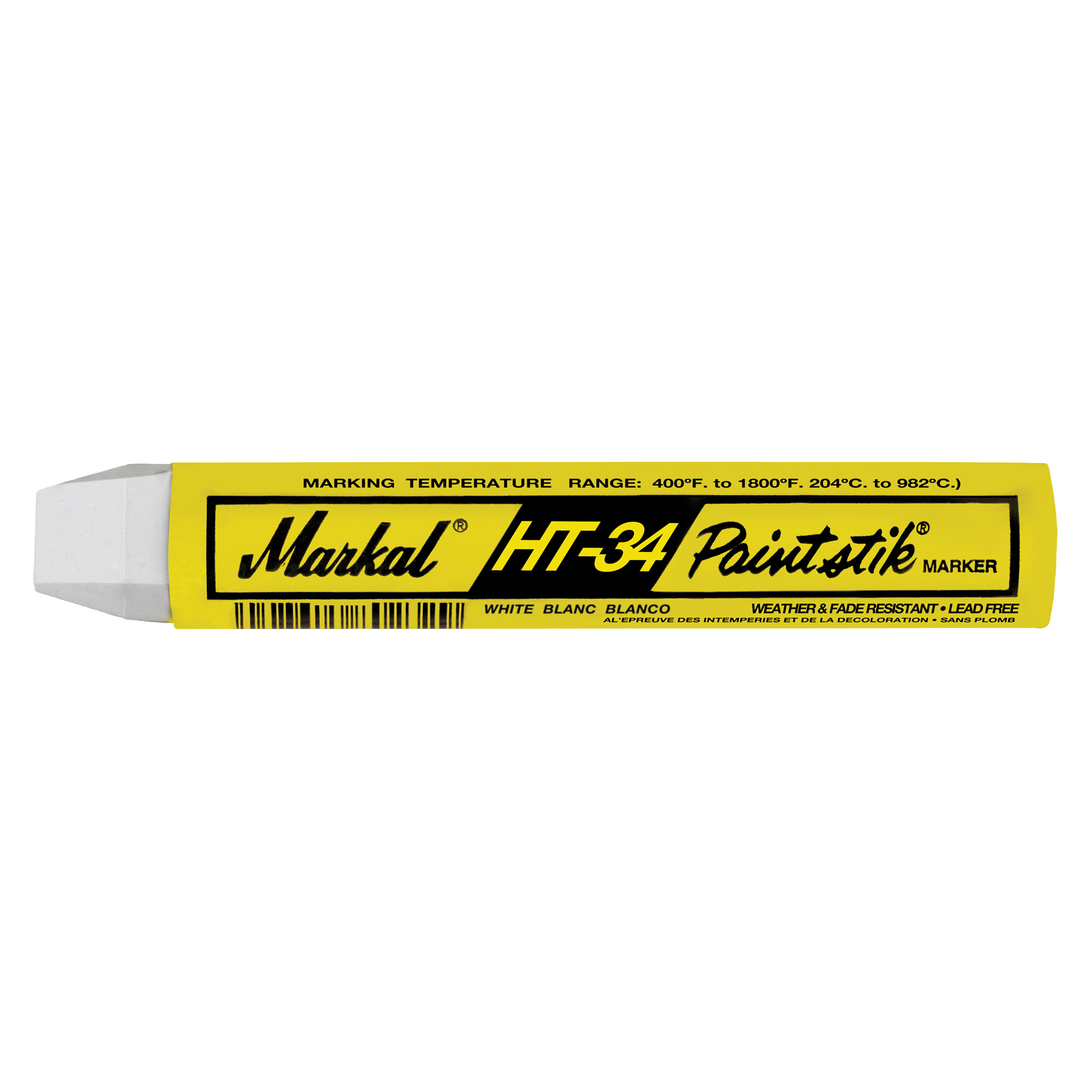 Bâton de peinture HT-34 PaintstikMD, Bâton plein, Blanc