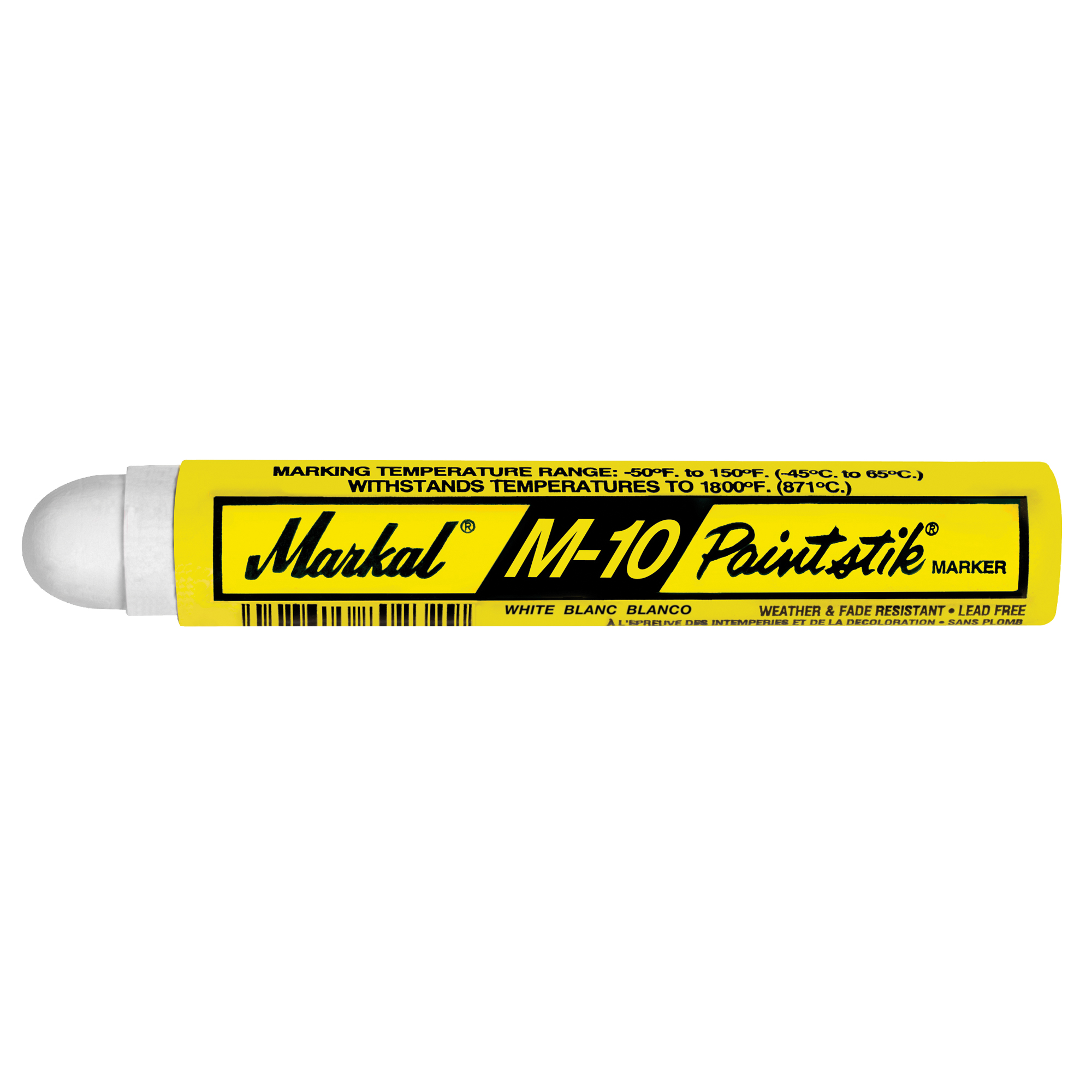 Bâton de peinture M-10 PaintstikMD, Bâton plein, Blanc